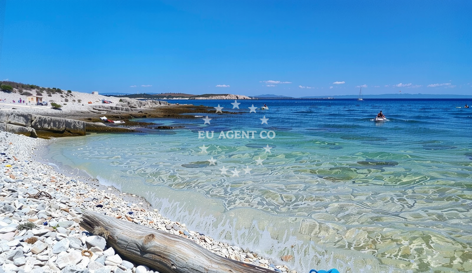 Overview of Skara Beach in 218 Selo 1, Premantura