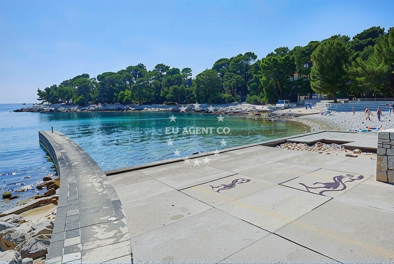 Additional view of Skaraba beach in Luje Adamovica 31, Rovinj