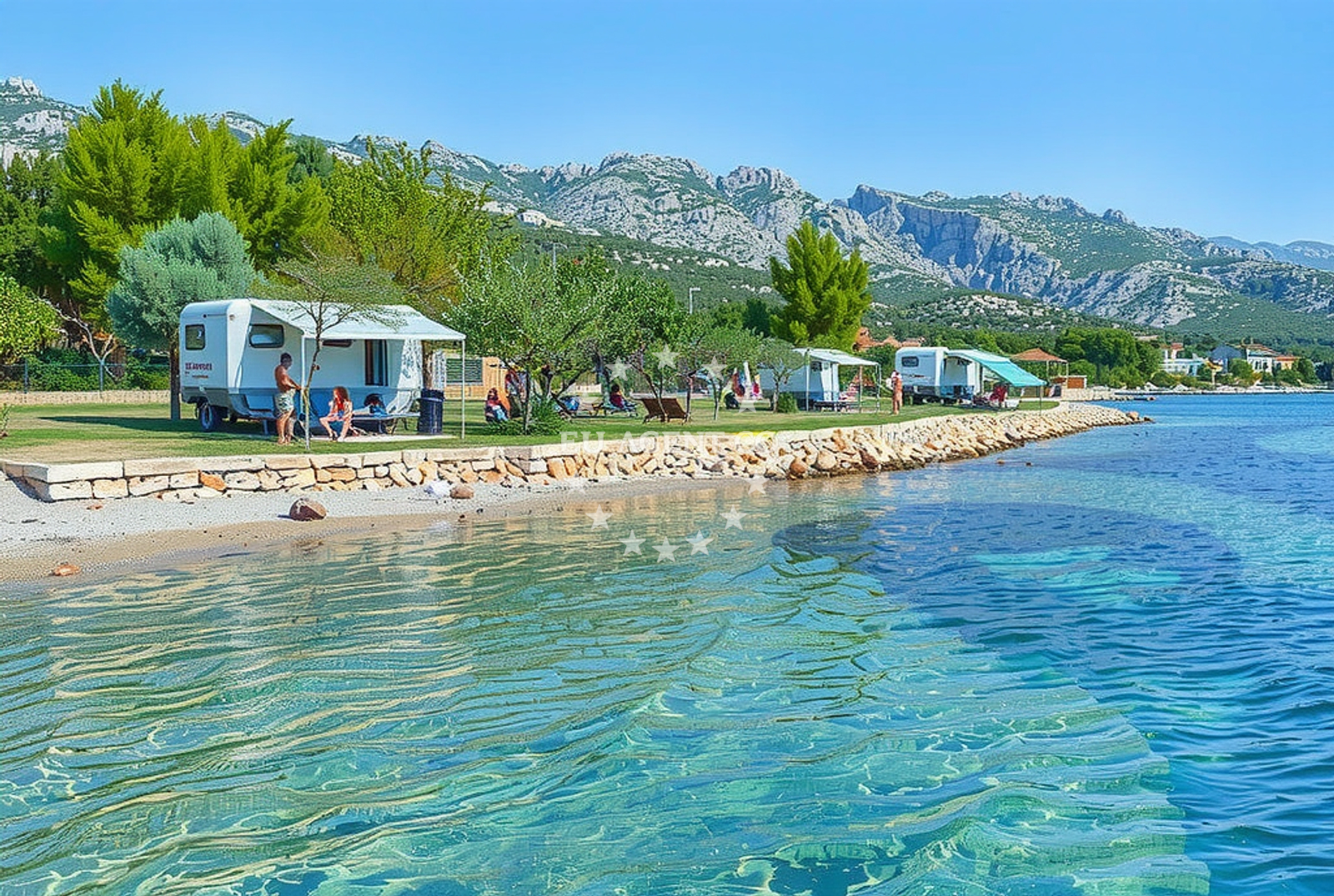 Overview of Škiljići, Seline Beach in Škiljići