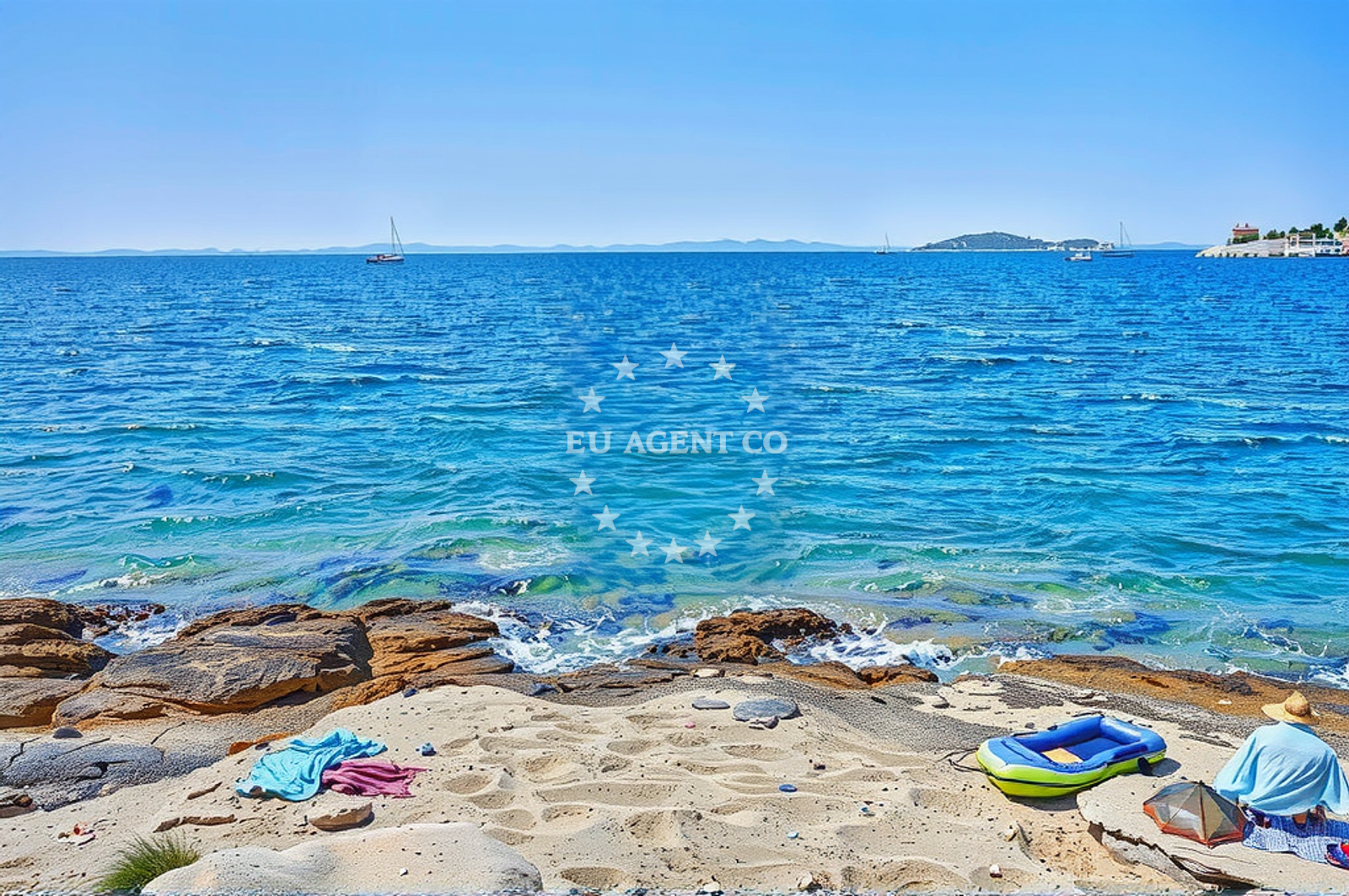 Shoreline and swimming area at Školjić (FKK), Murter (Murter) Beach in Školjić (FKK)