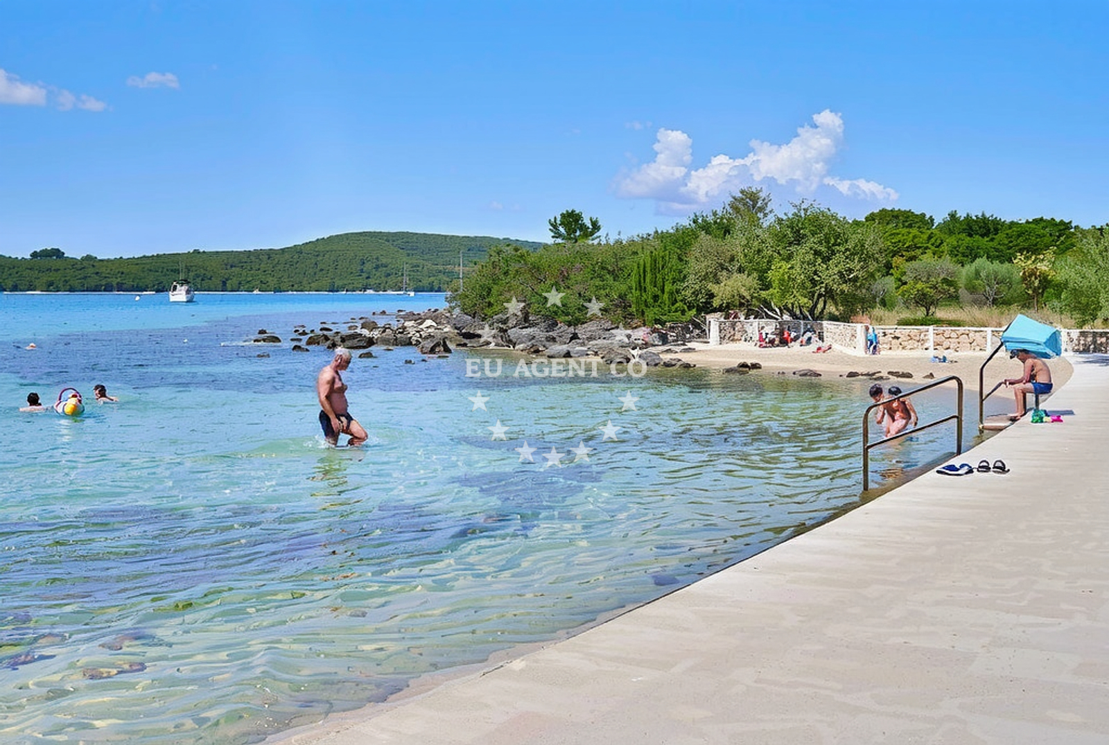 Additional view of Skraca Beach in Ribarska obala 11, Muline, Ugljan