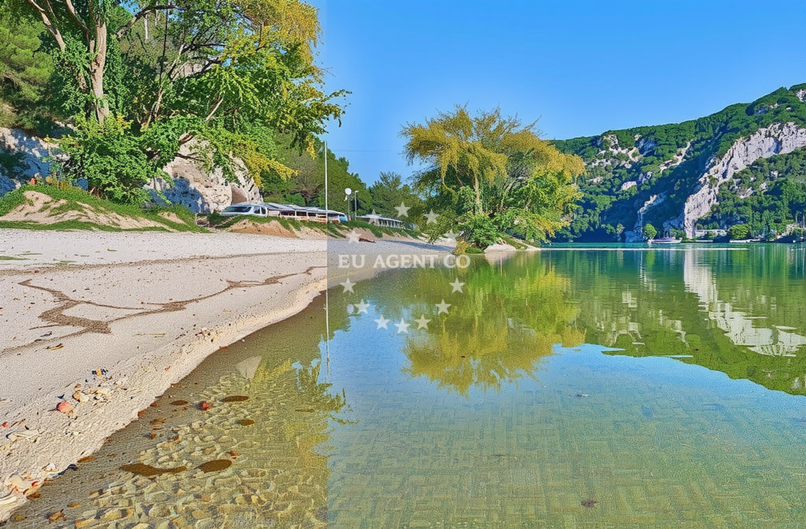 Additional view of Skradin: beaches and coves (1) in Skradin