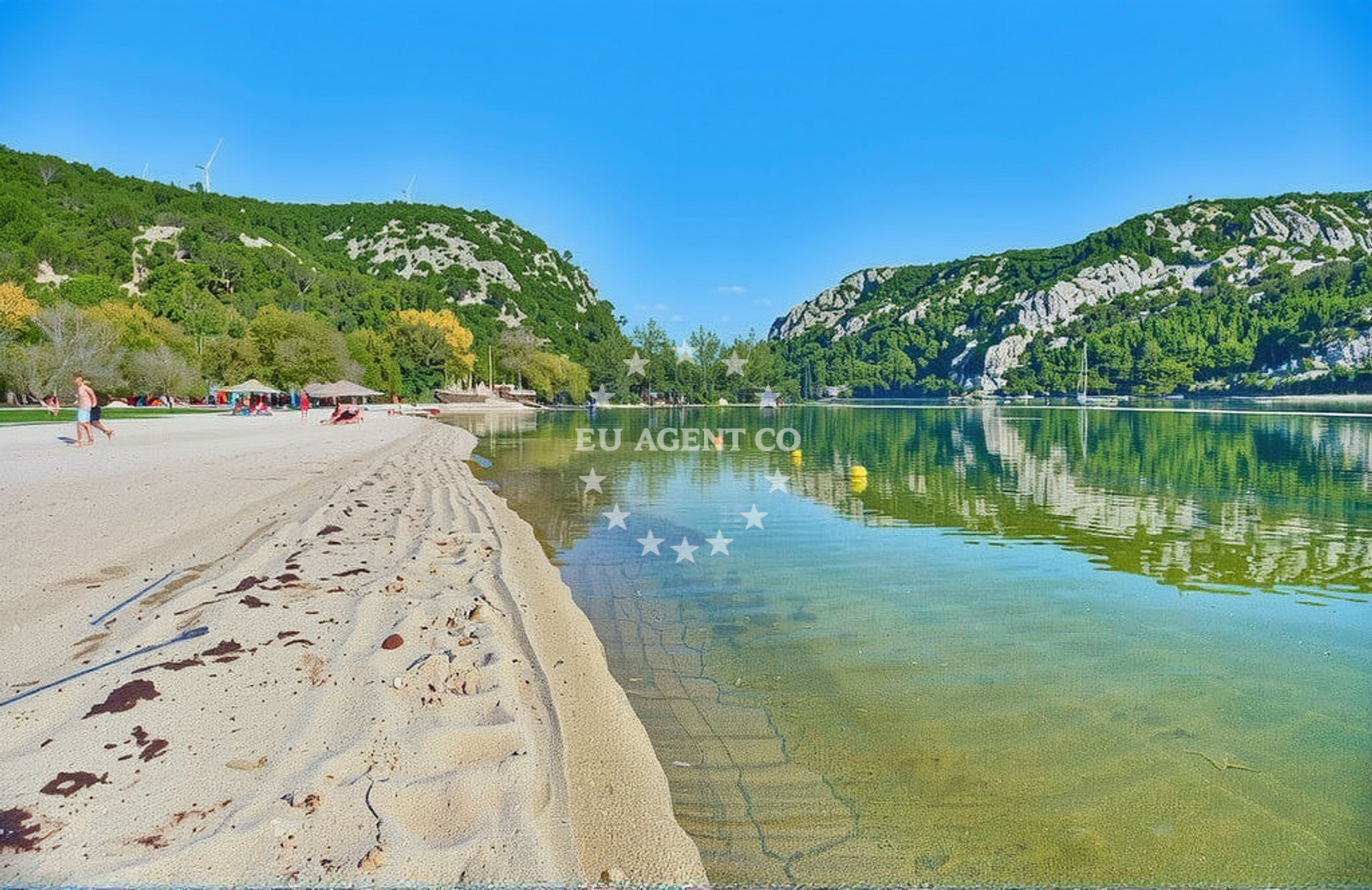 Additional view of Skradin: beaches and coves (1) in Skradin