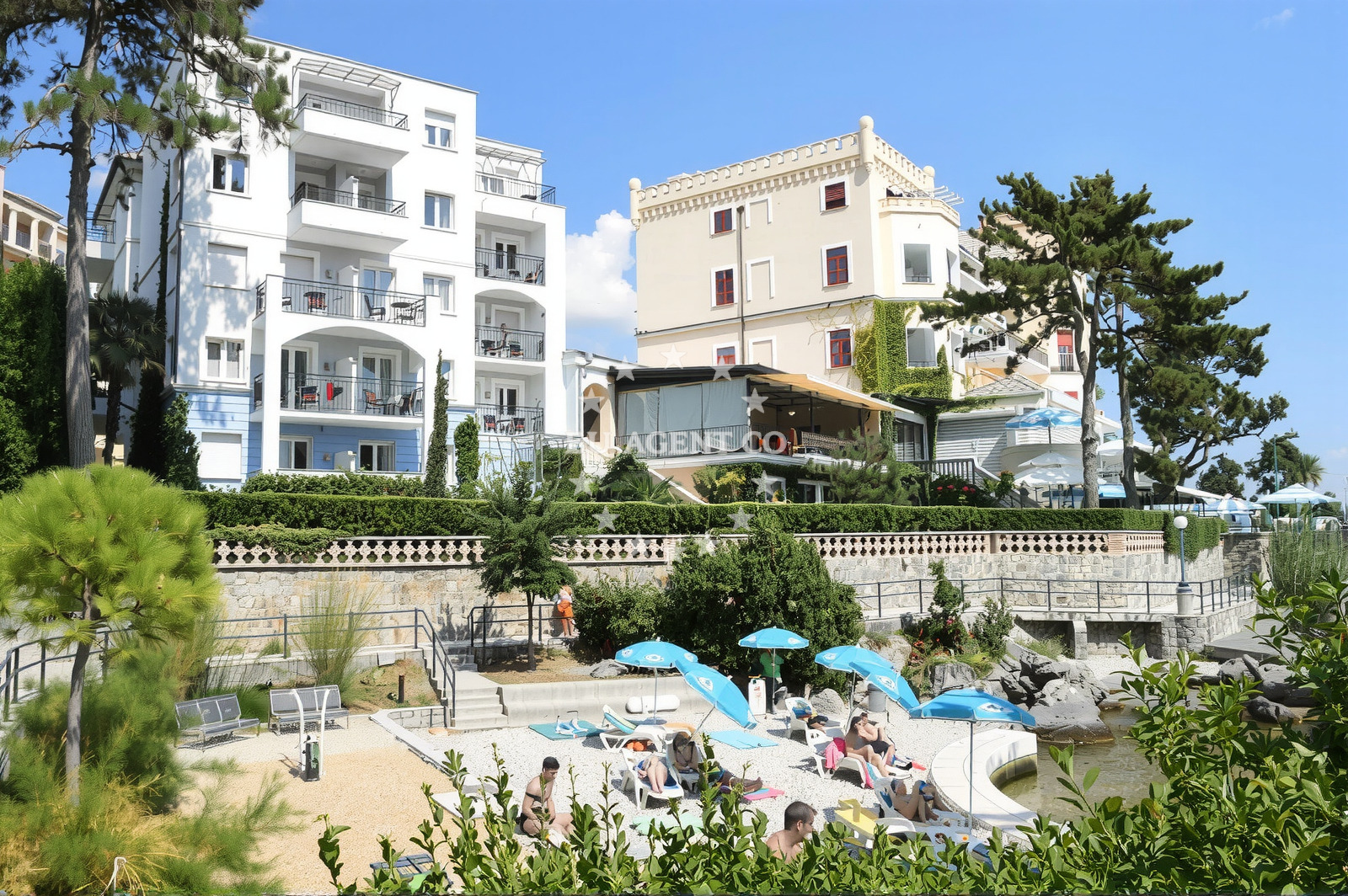 Shoreline and swimming area at Skrbici beach in Ul. Stubište Škrbići 8, Opatija