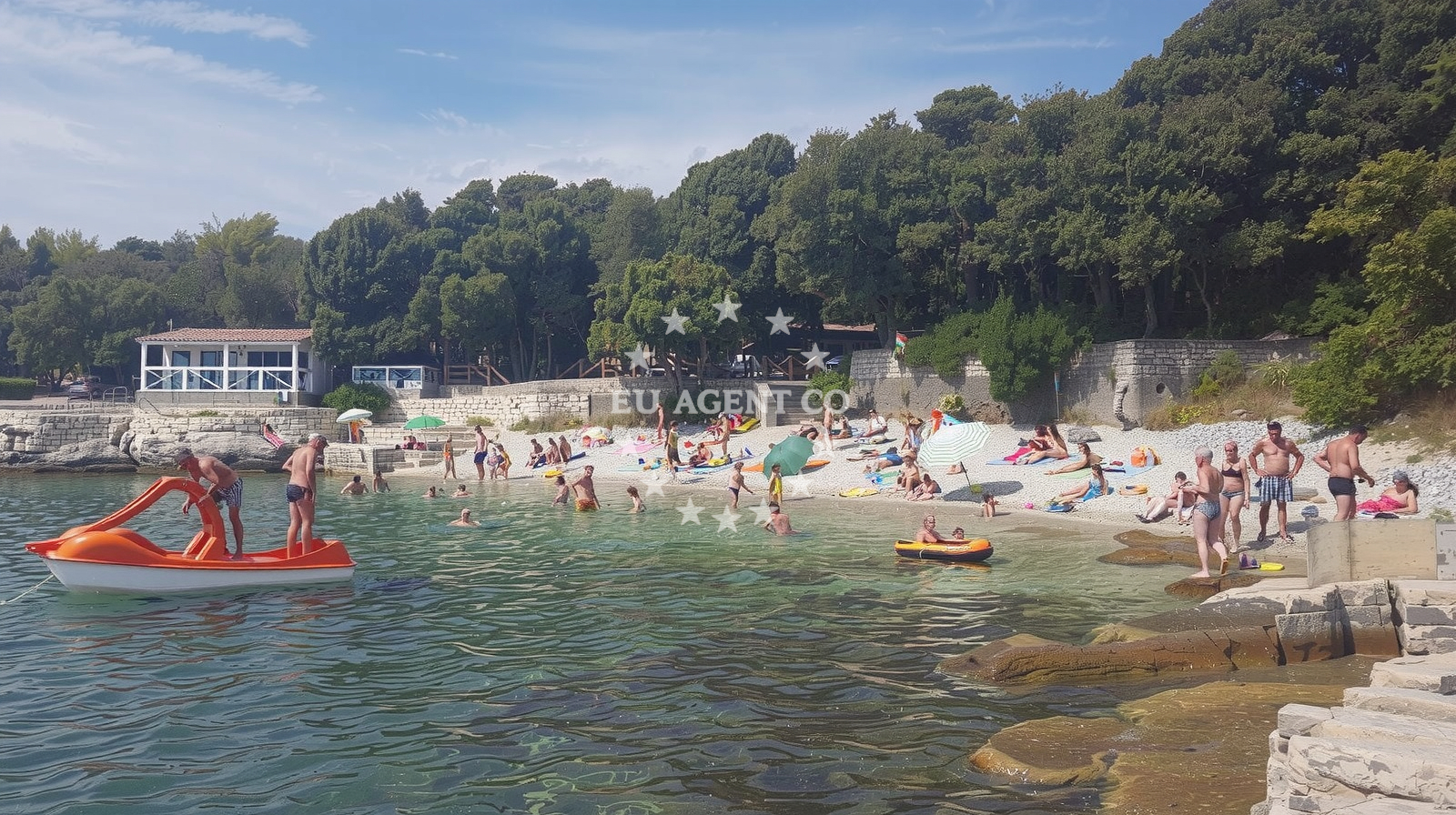 Additional view of Skrila beach in 136, Kavran
