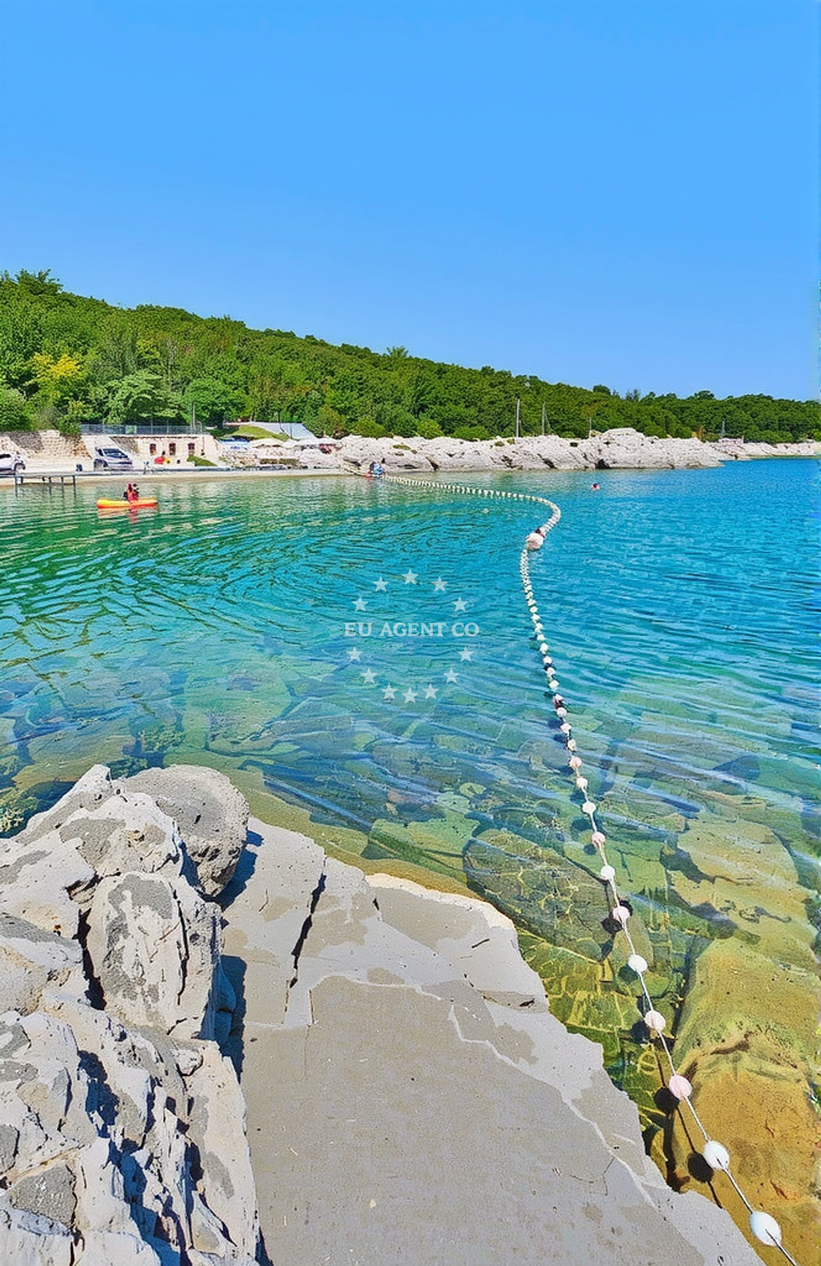 Additional view of Skrila beach in 136, Kavran