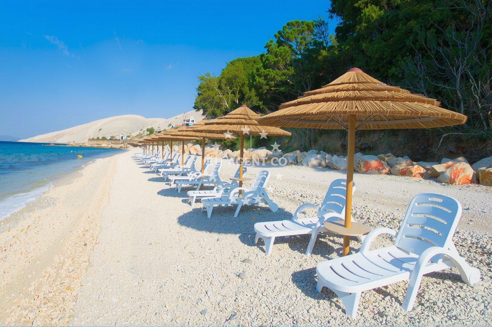 Additional view of Skrila beach in Stara Baska 1, Stara Baška