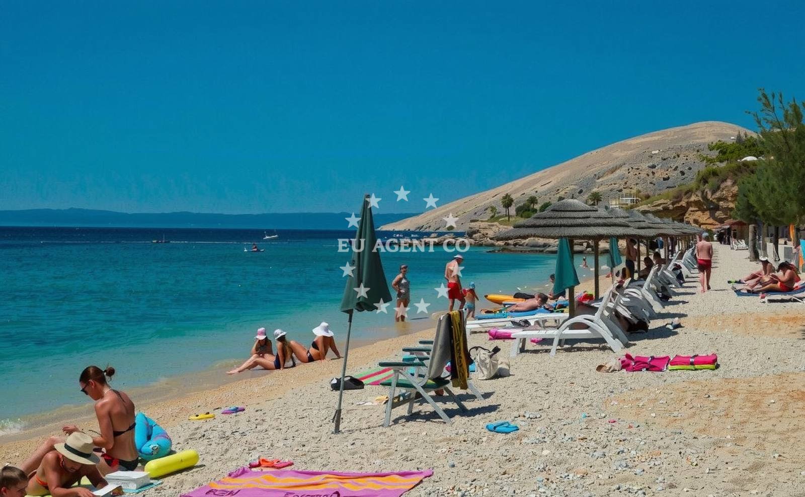Additional view of Skrila beach in Stara Baska 1, Stara Baška