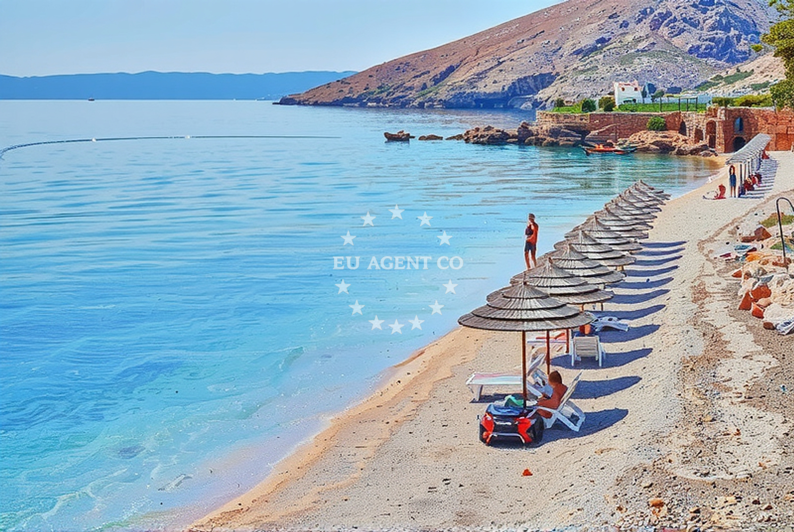 Additional view of Skrila beach in Stara Baska 1, Stara Baška