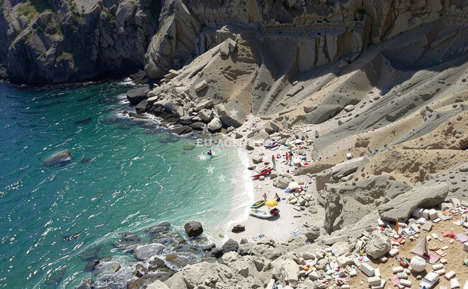 Additional view of Skrinjica beach in Zarok 88, Baška