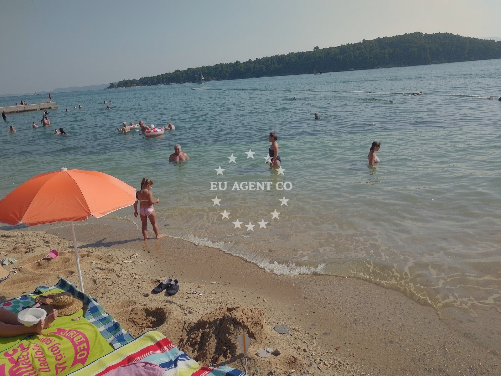 Additional view of Skver beach in Palit 235, Rab