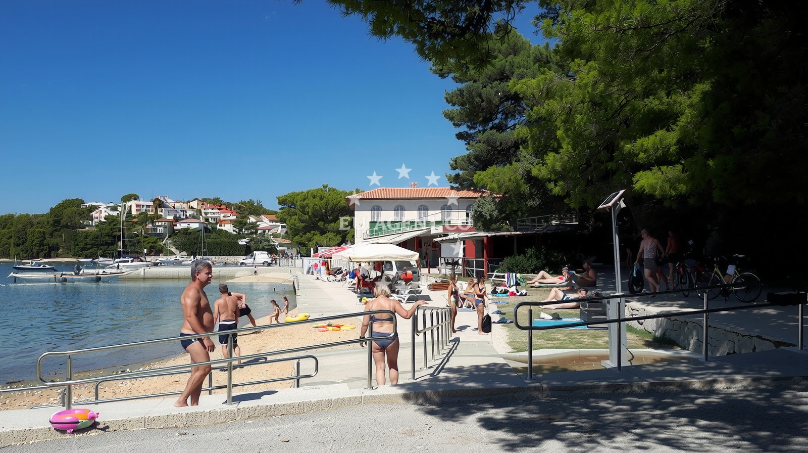 Additional view of Skver beach in Palit 235, Rab