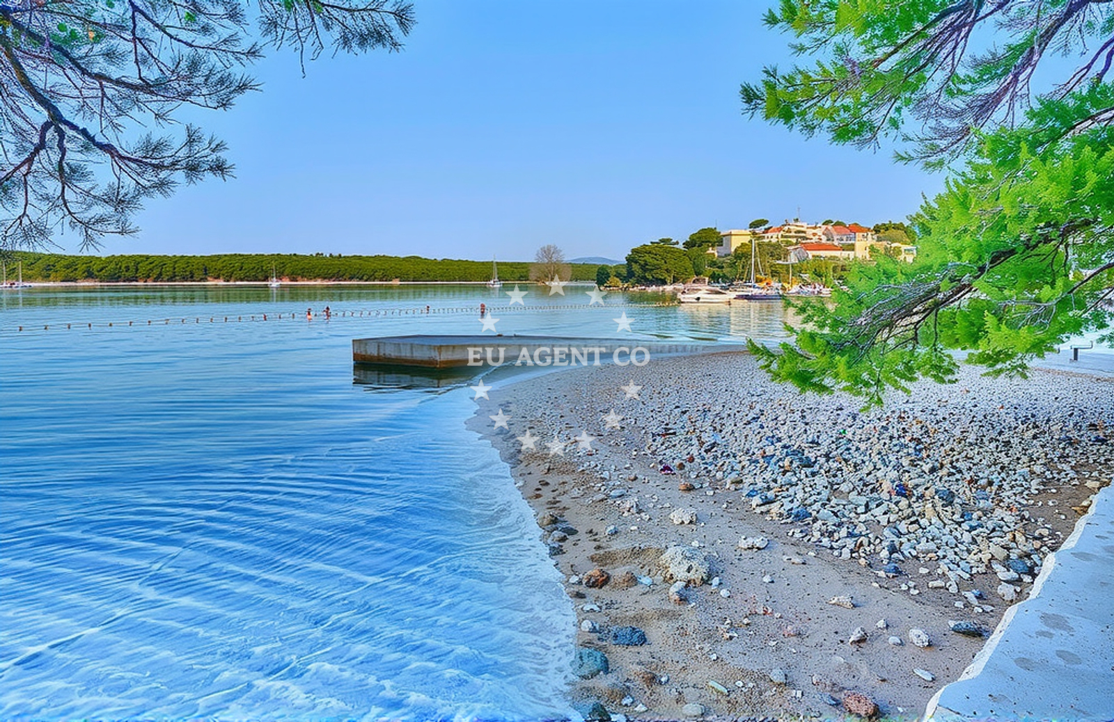 Additional view of Skver beach in Palit 235, Rab