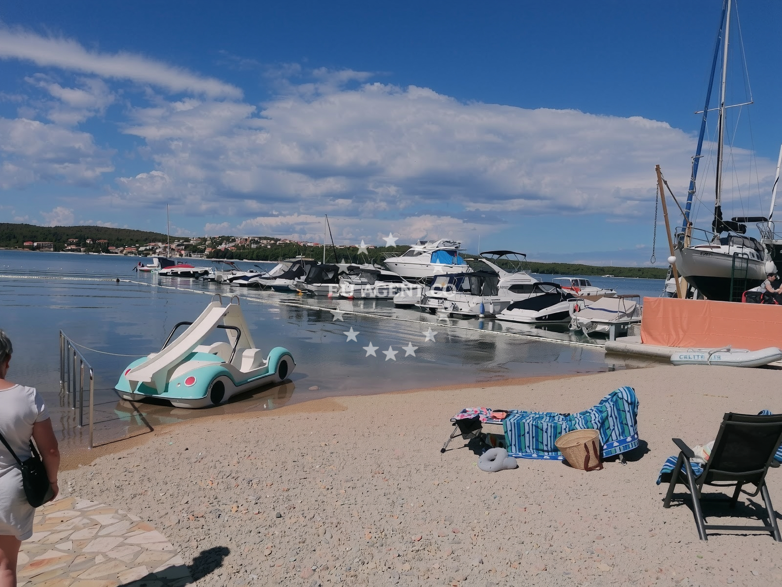 Additional view of Slamni Beach in Klimno 16e, Klimno