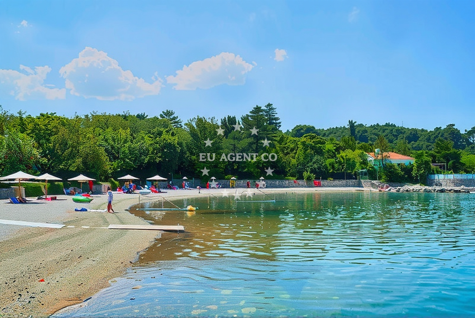 Additional view of Slamni Beach in Klimno 16e, Klimno