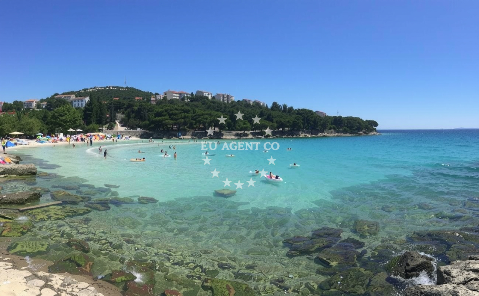 Additional view of Slanica beach in 36 Ulica Murterskih Brašćin, Murter