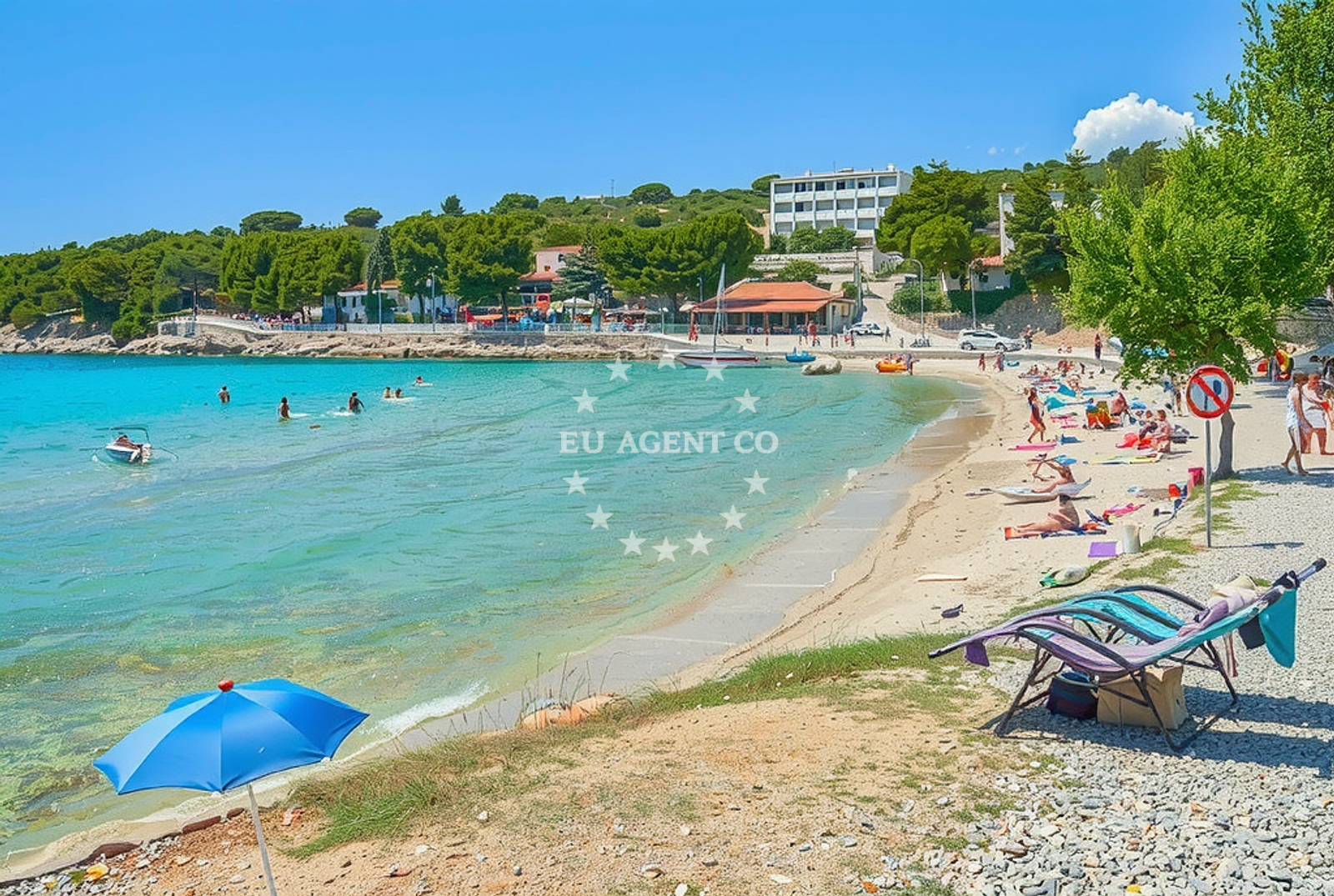 Additional view of Slanica beach in 36 Ulica Murterskih Brašćin, Murter