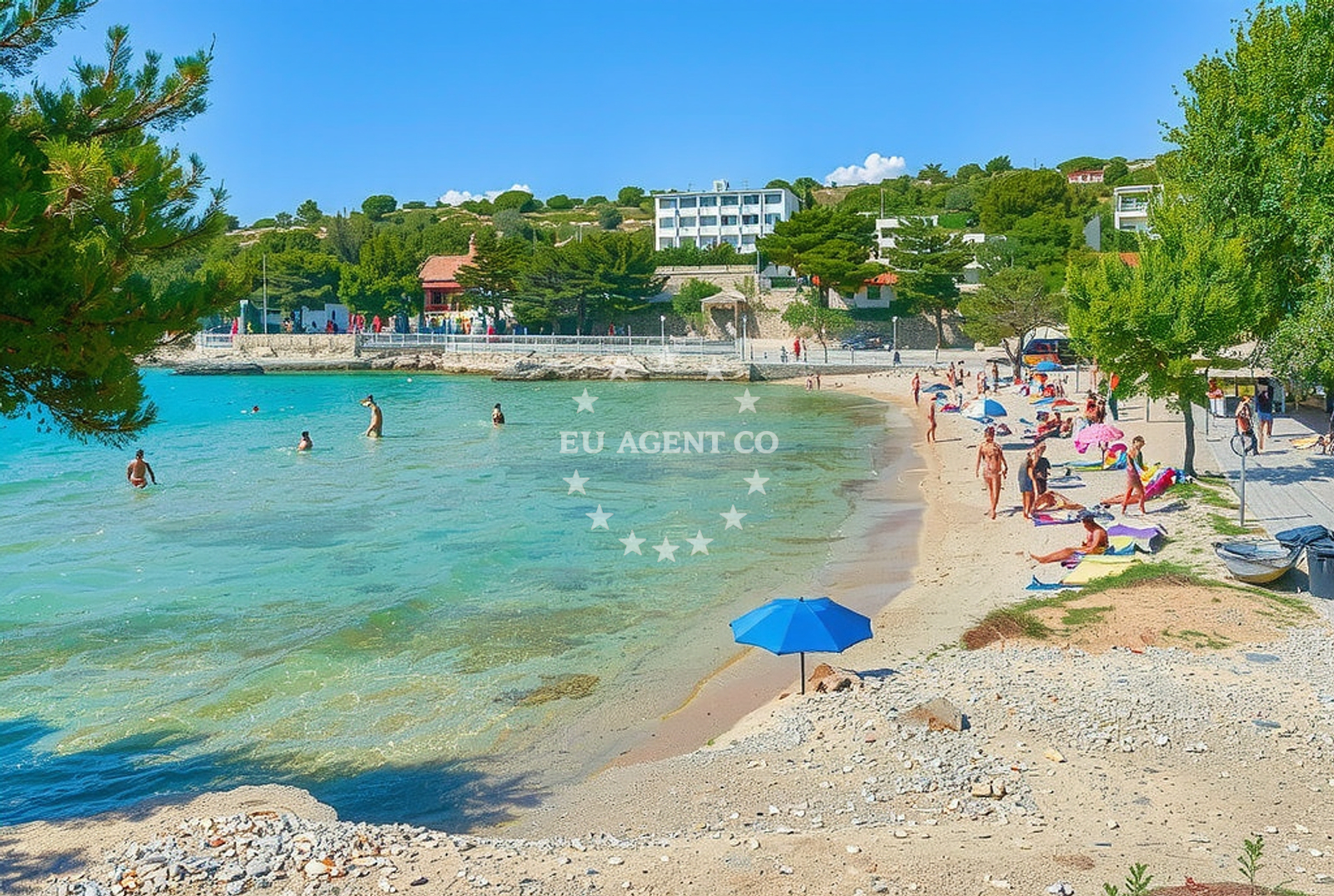Additional view of Slanica beach in 36 Ulica Murterskih Brašćin, Murter