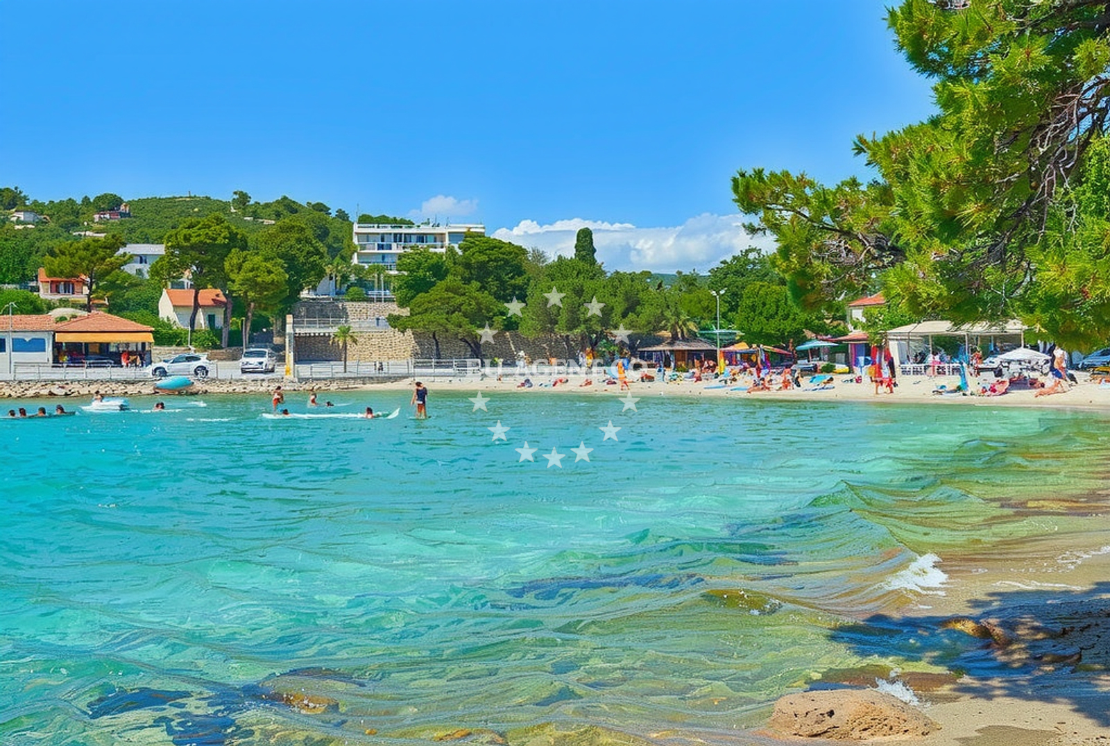 Additional view of Slanica beach in 36 Ulica Murterskih Brašćin, Murter