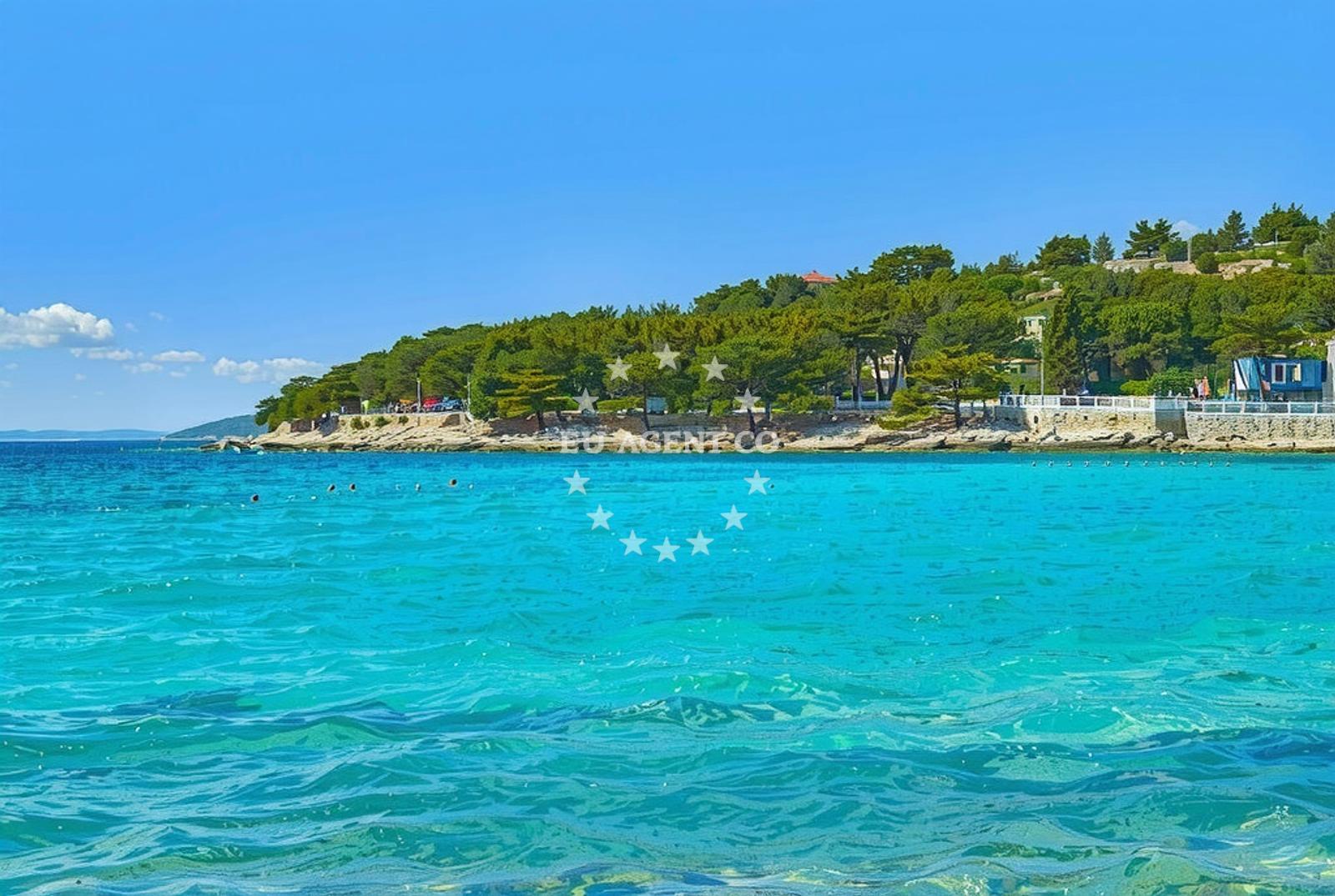 Additional view of Slanica beach in 36 Ulica Murterskih Brašćin, Murter