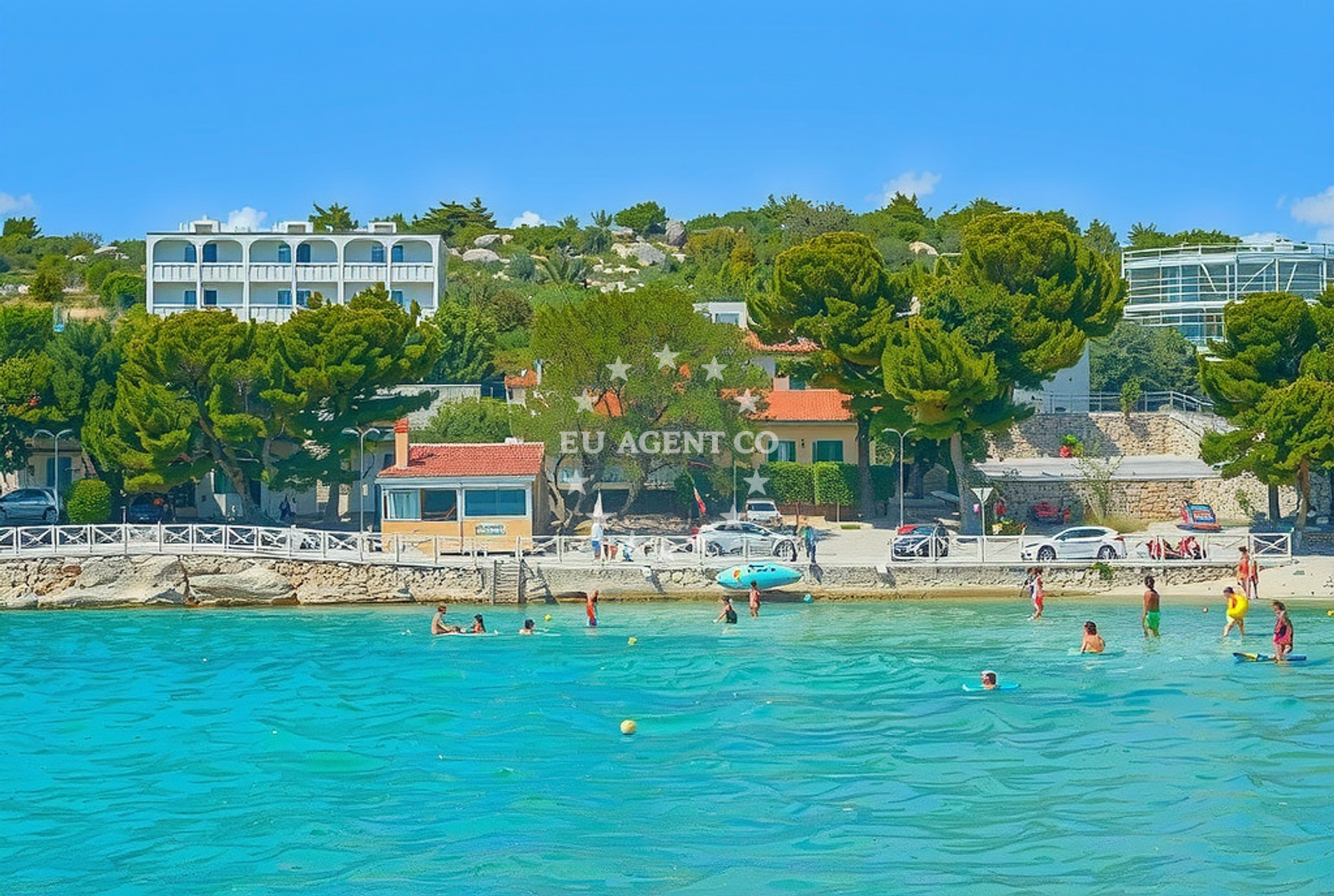 Additional view of Slanica beach in 36 Ulica Murterskih Brašćin, Murter