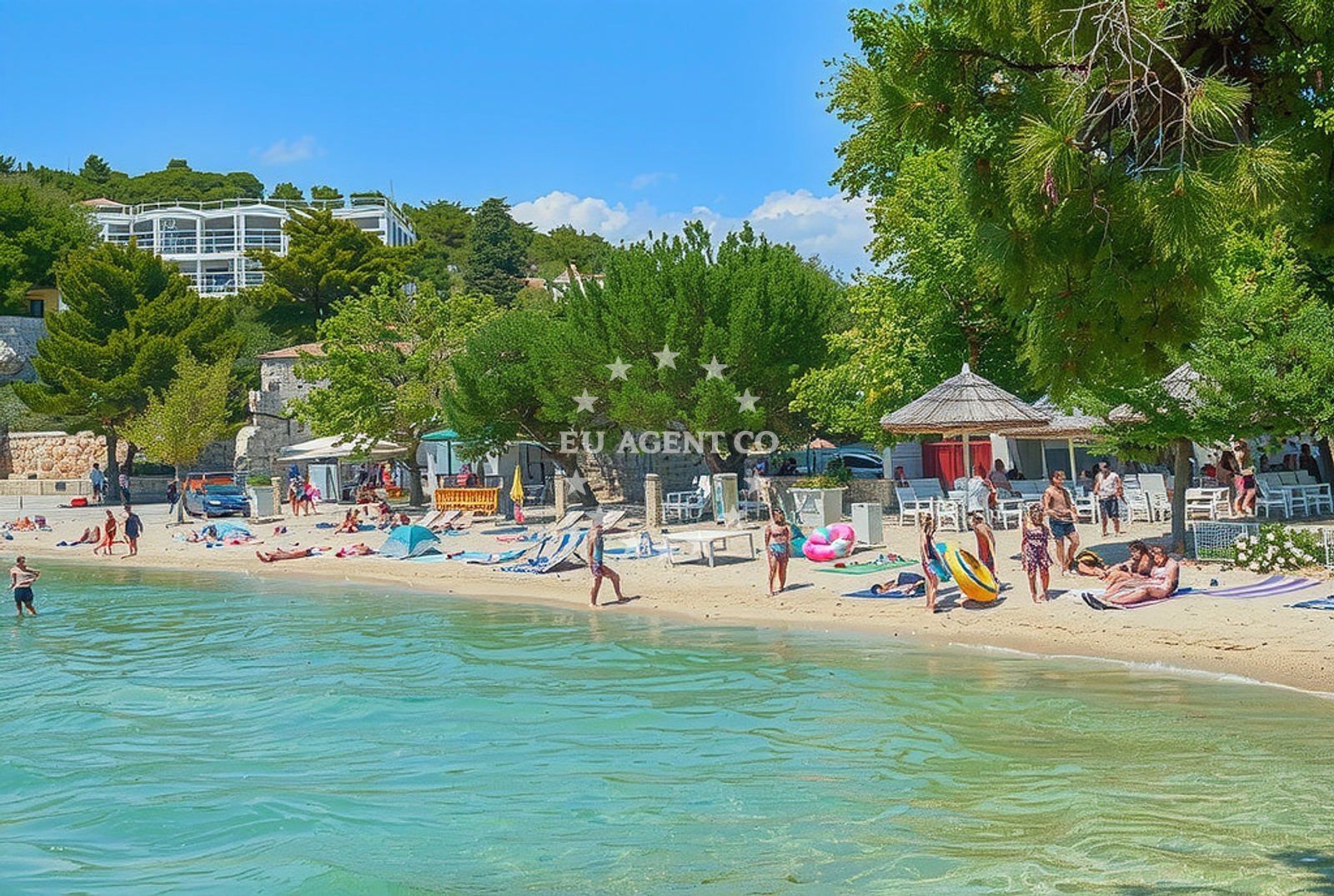 Additional view of Slanica beach in 36 Ulica Murterskih Brašćin, Murter
