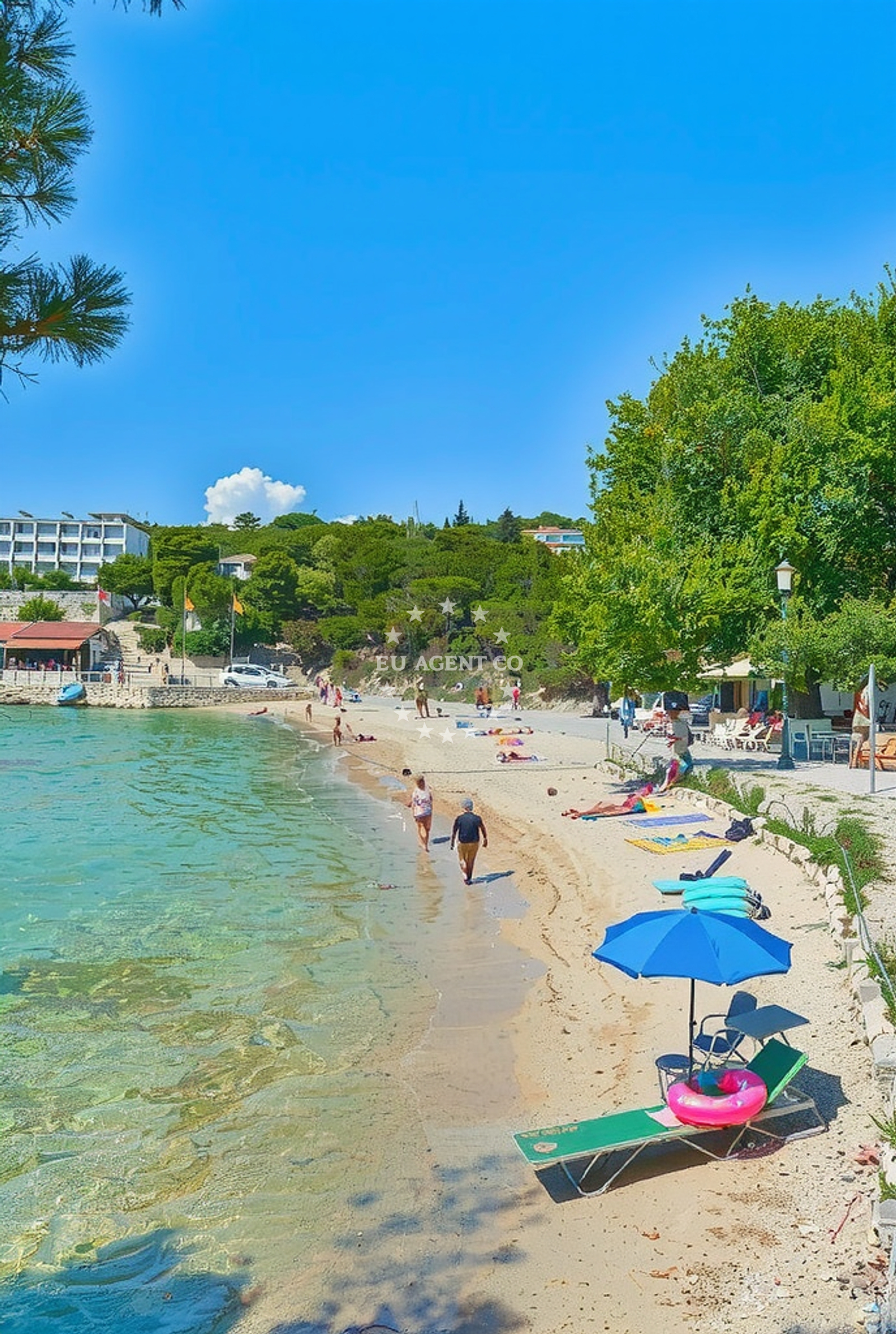Additional view of Slanica beach in 36 Ulica Murterskih Brašćin, Murter