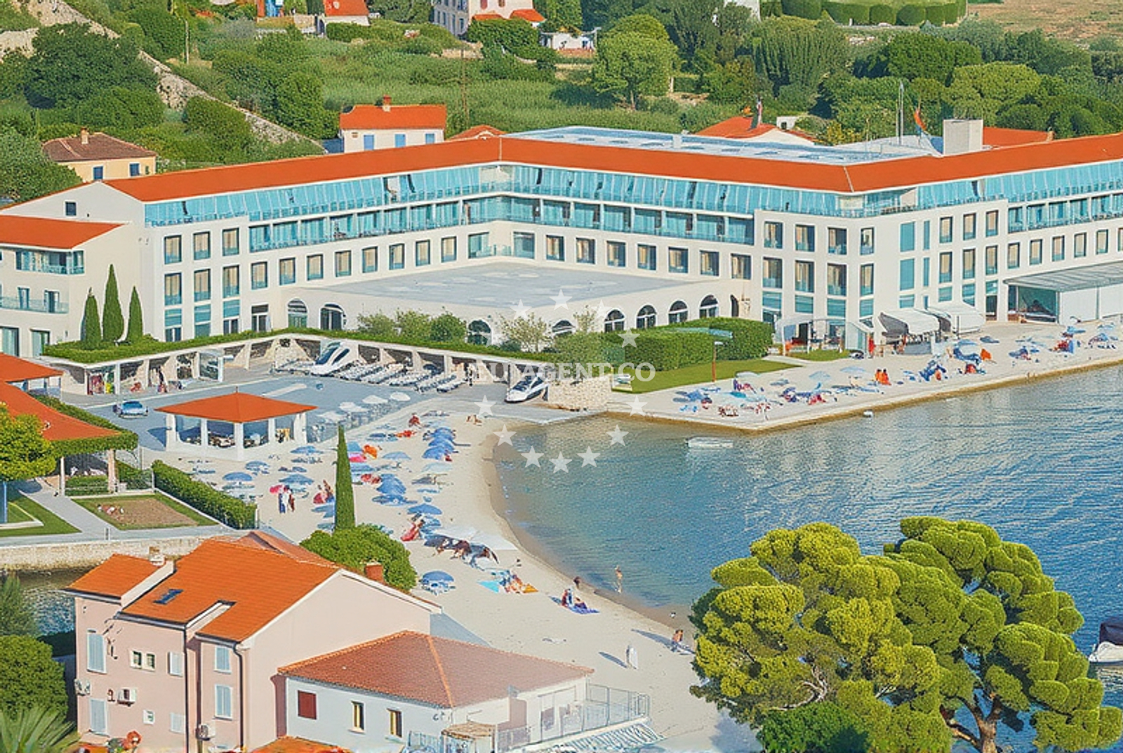 Beach facilities and surroundings at Slano: beaches and coves (15) in Slano