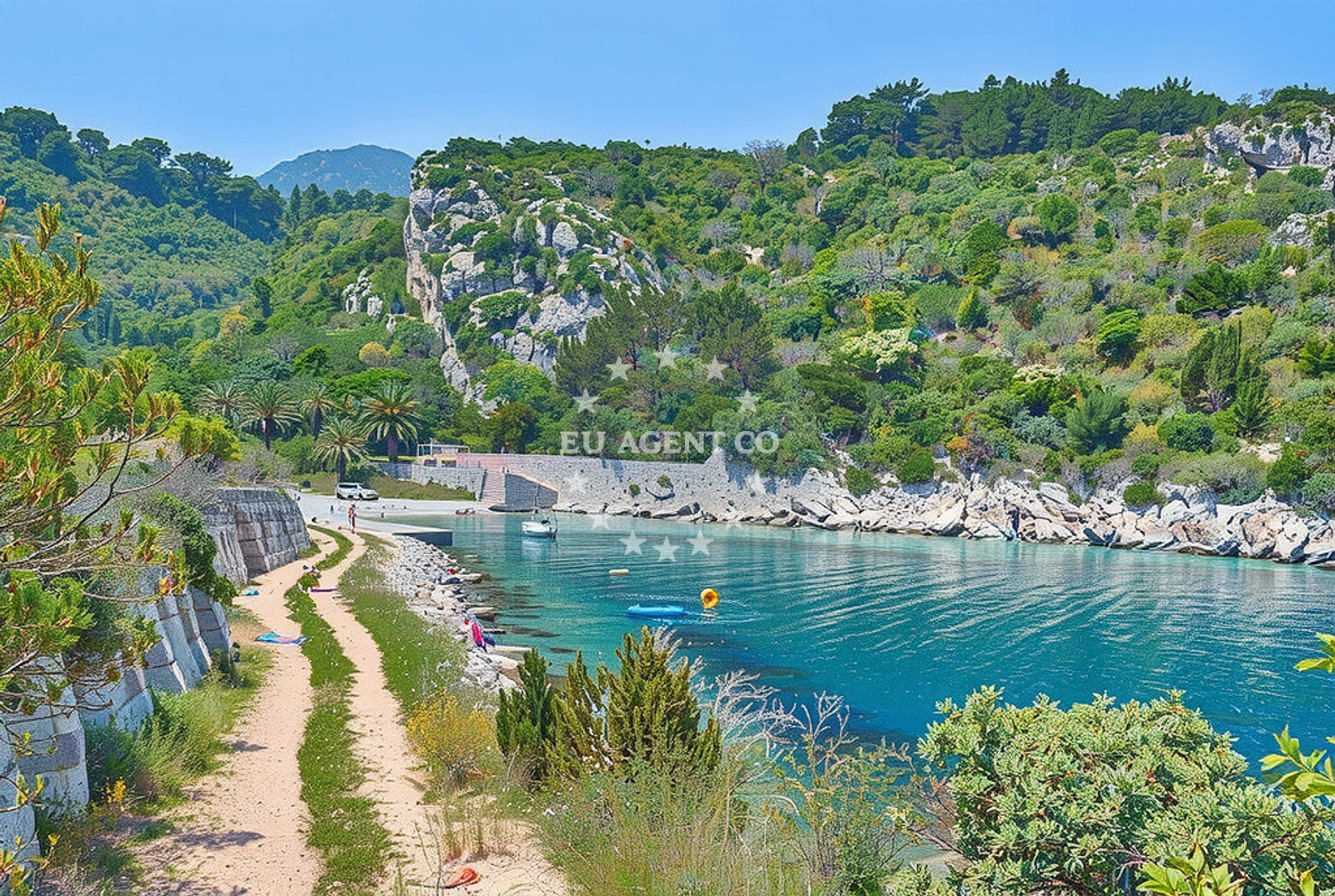 Additional view of Slatina Bay in dol 8, Vis