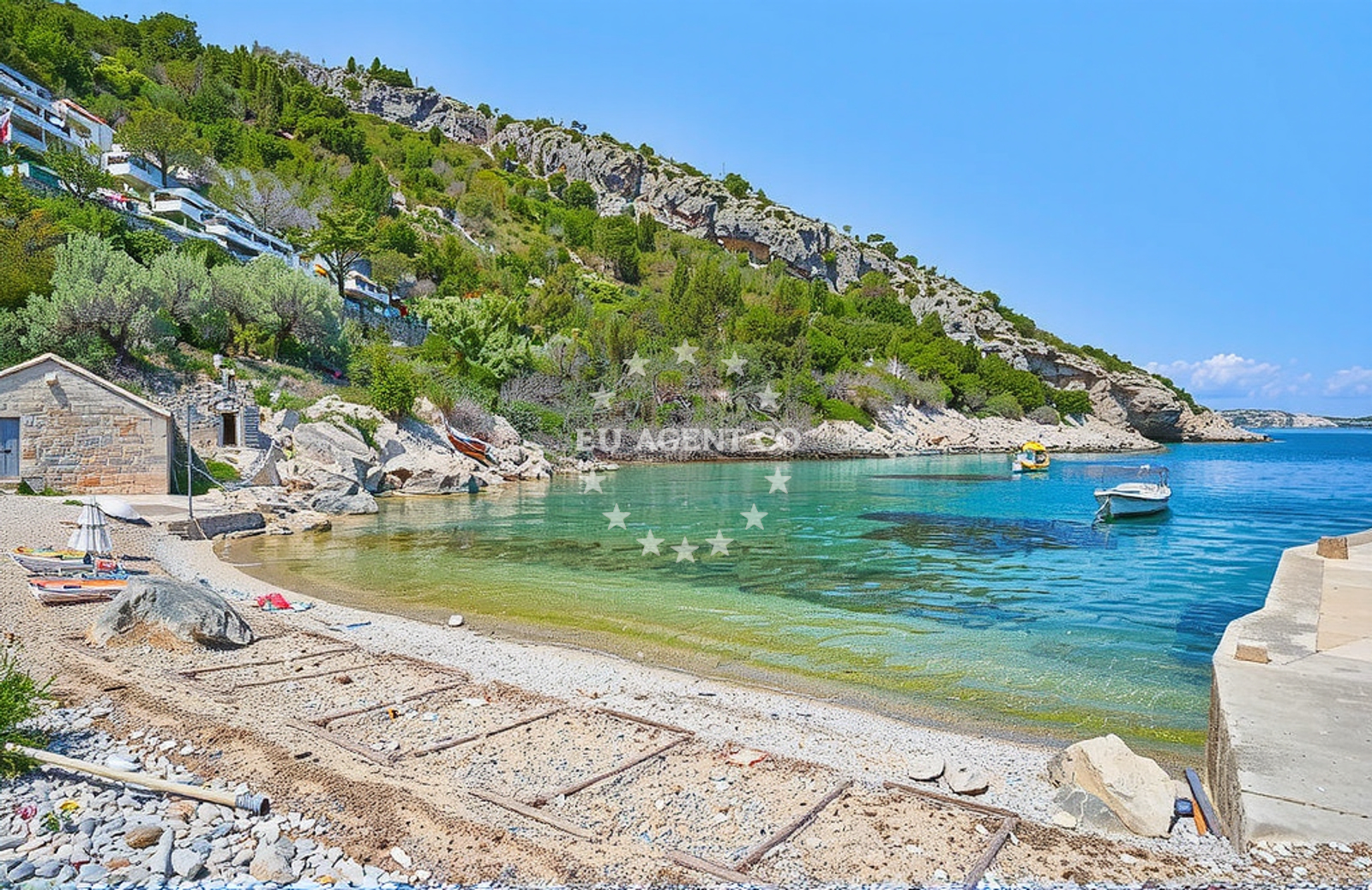 Additional view of Slatina Bay in dol 8, Vis