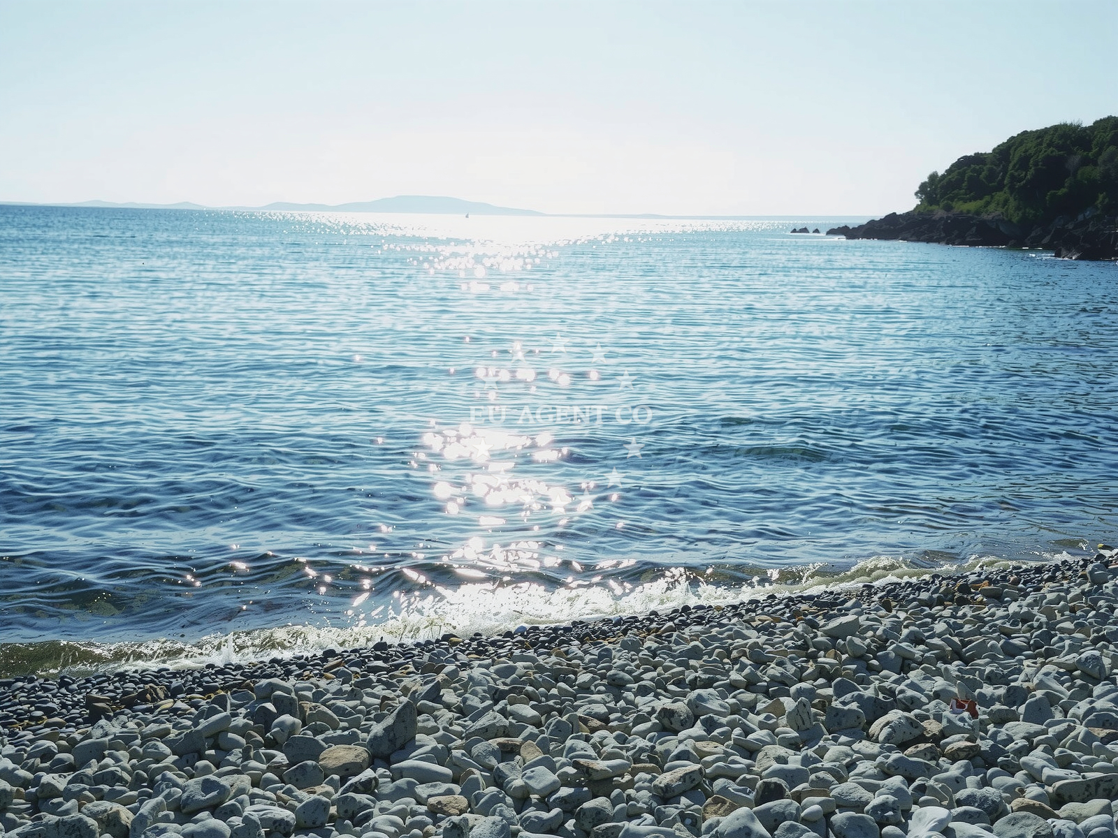 Sea and coastal view of Slatina Bay II in 360 Jakišnica, Novalja