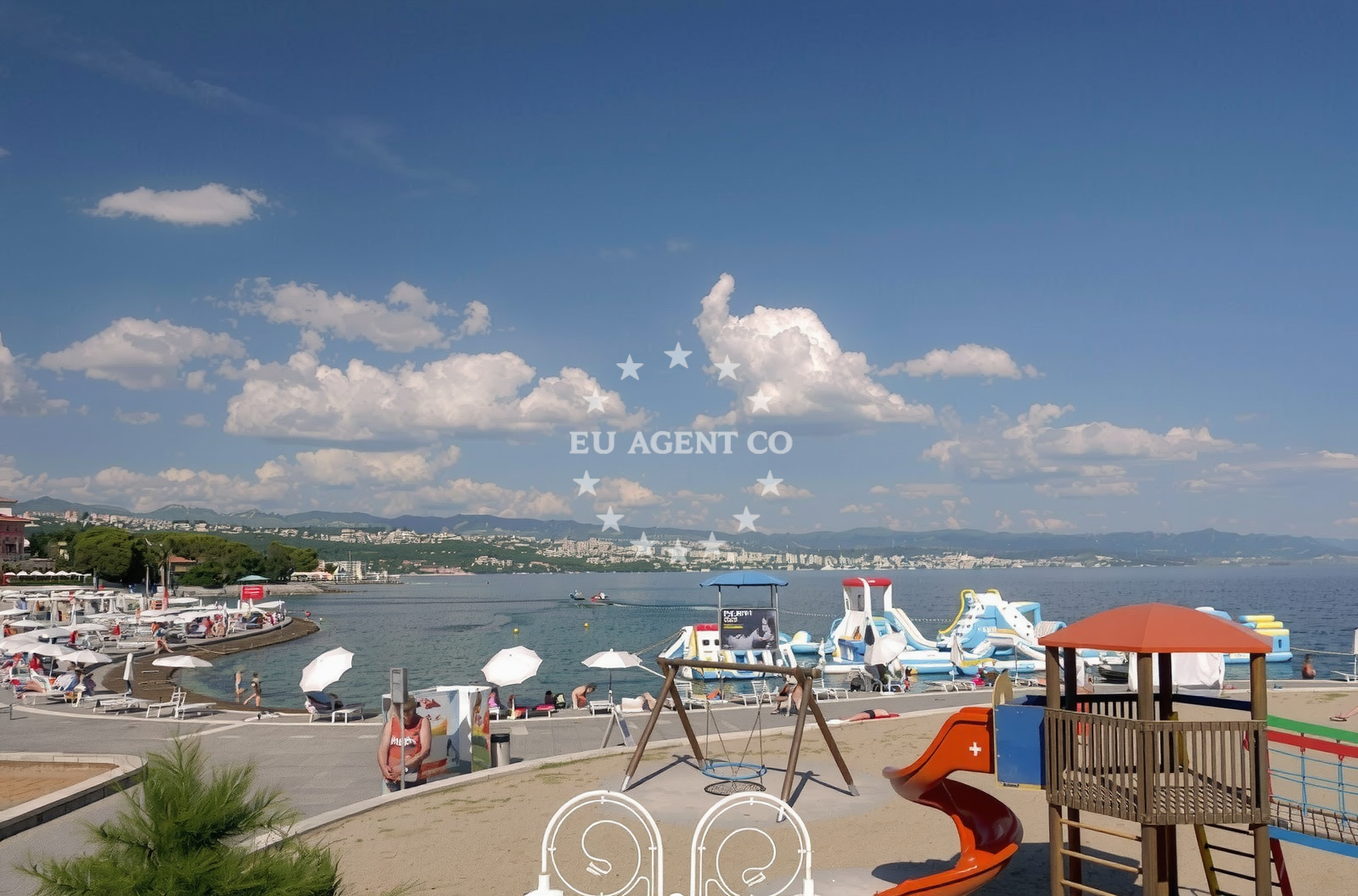 Beach facilities and surroundings at Slatina beach in Ulica Maršala Tita 170 3rd floor, Opatija