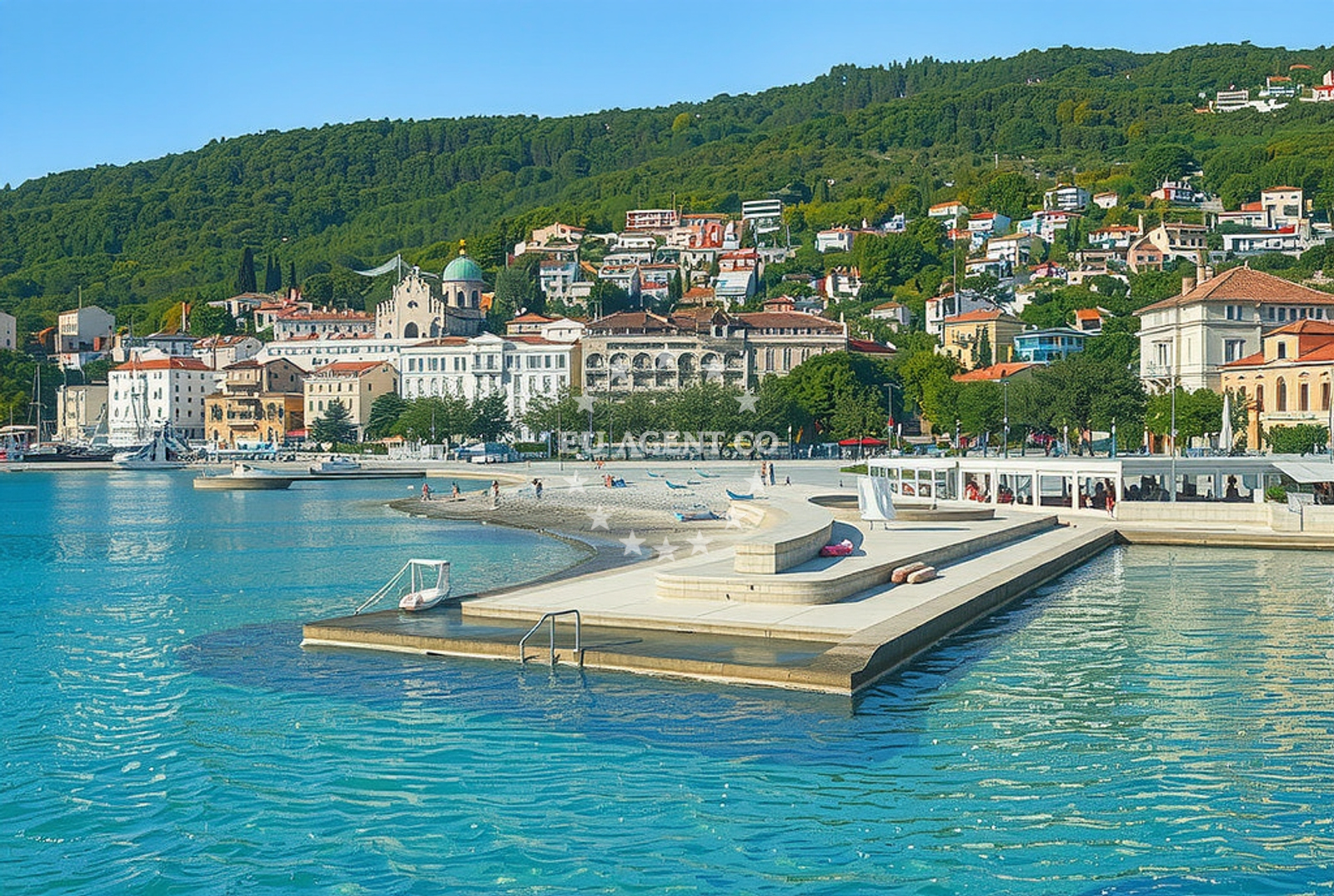 Additional view of Slatina beach in Ulica Maršala Tita 170 3rd floor, Opatija