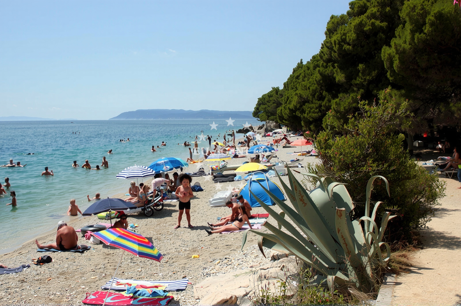 Additional view of Slatina beach in 77 Dračevice, Tučepi