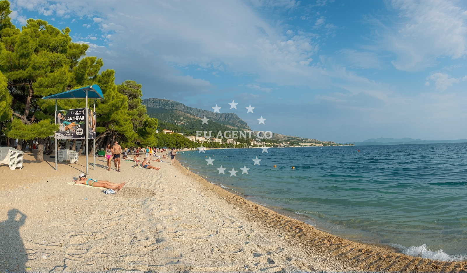 Additional view of Slatina beach in 77 Dračevice, Tučepi