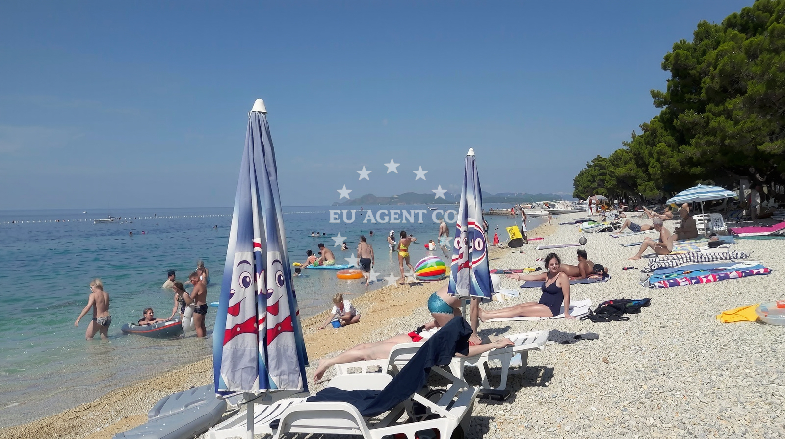 Additional view of Slatina beach in 77 Dračevice, Tučepi