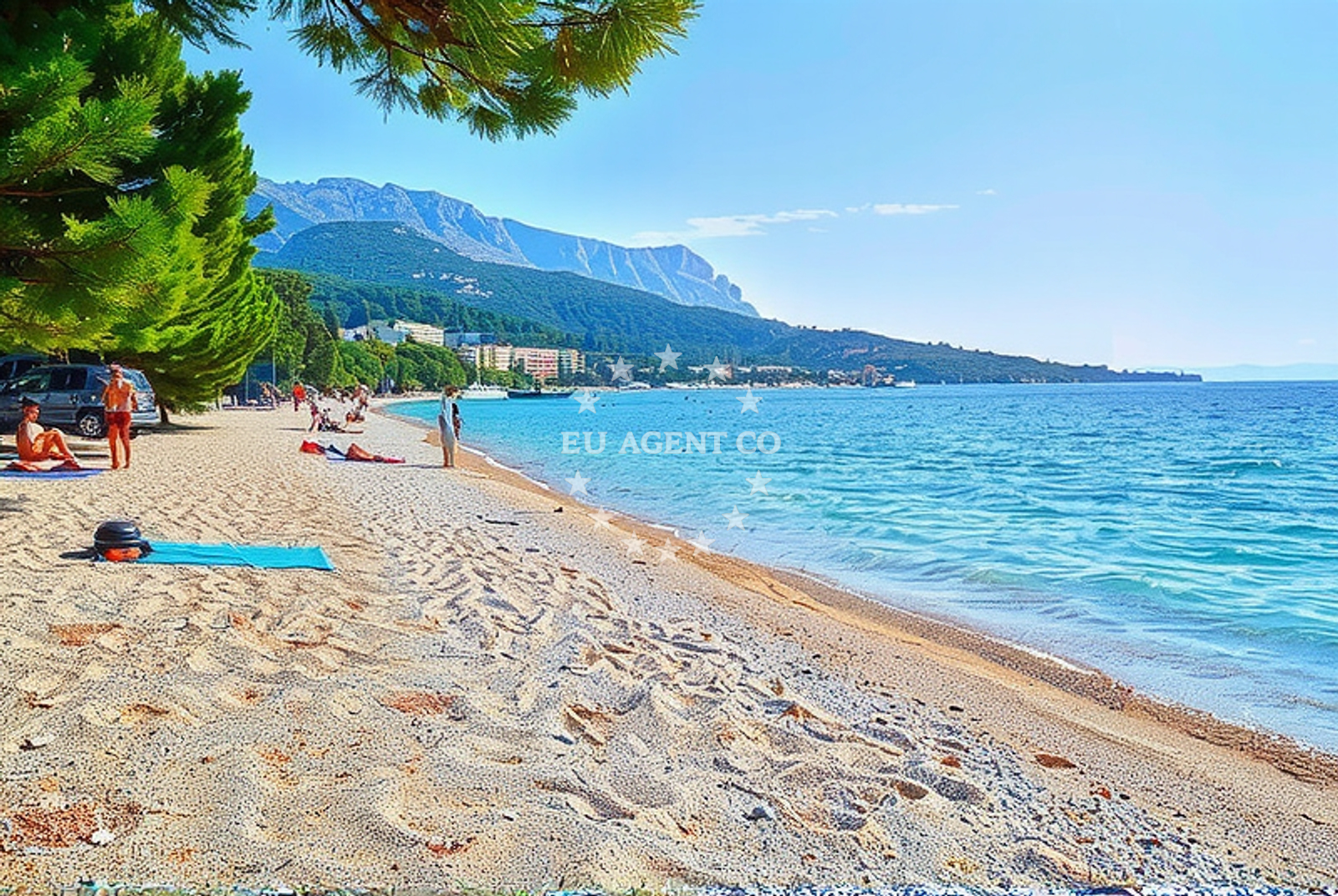 Additional view of Slatina beach in 77 Dračevice, Tučepi