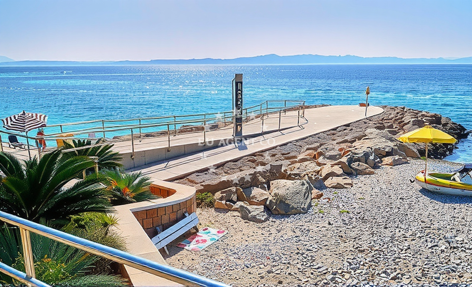 Additional view of Slatina beach in 77 Dračevice, Tučepi
