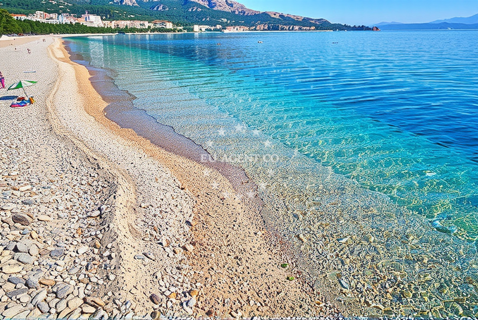 Additional view of Slatina beach in 77 Dračevice, Tučepi