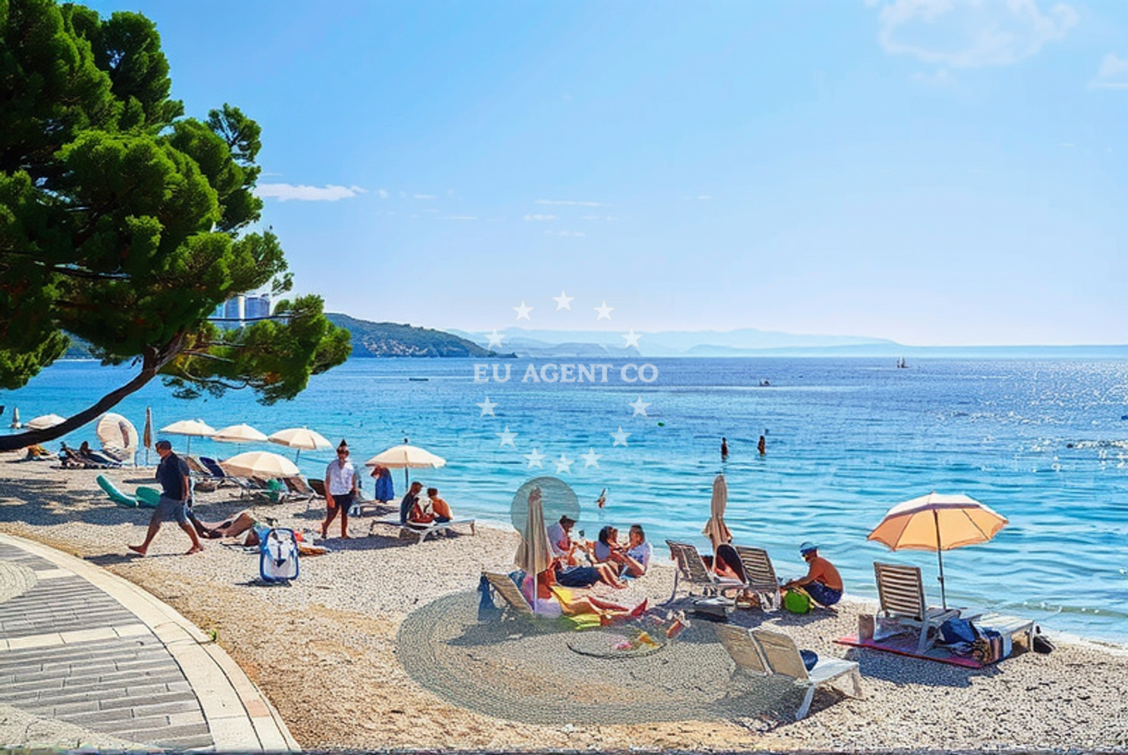 Additional view of Slatina beach in 77 Dračevice, Tučepi