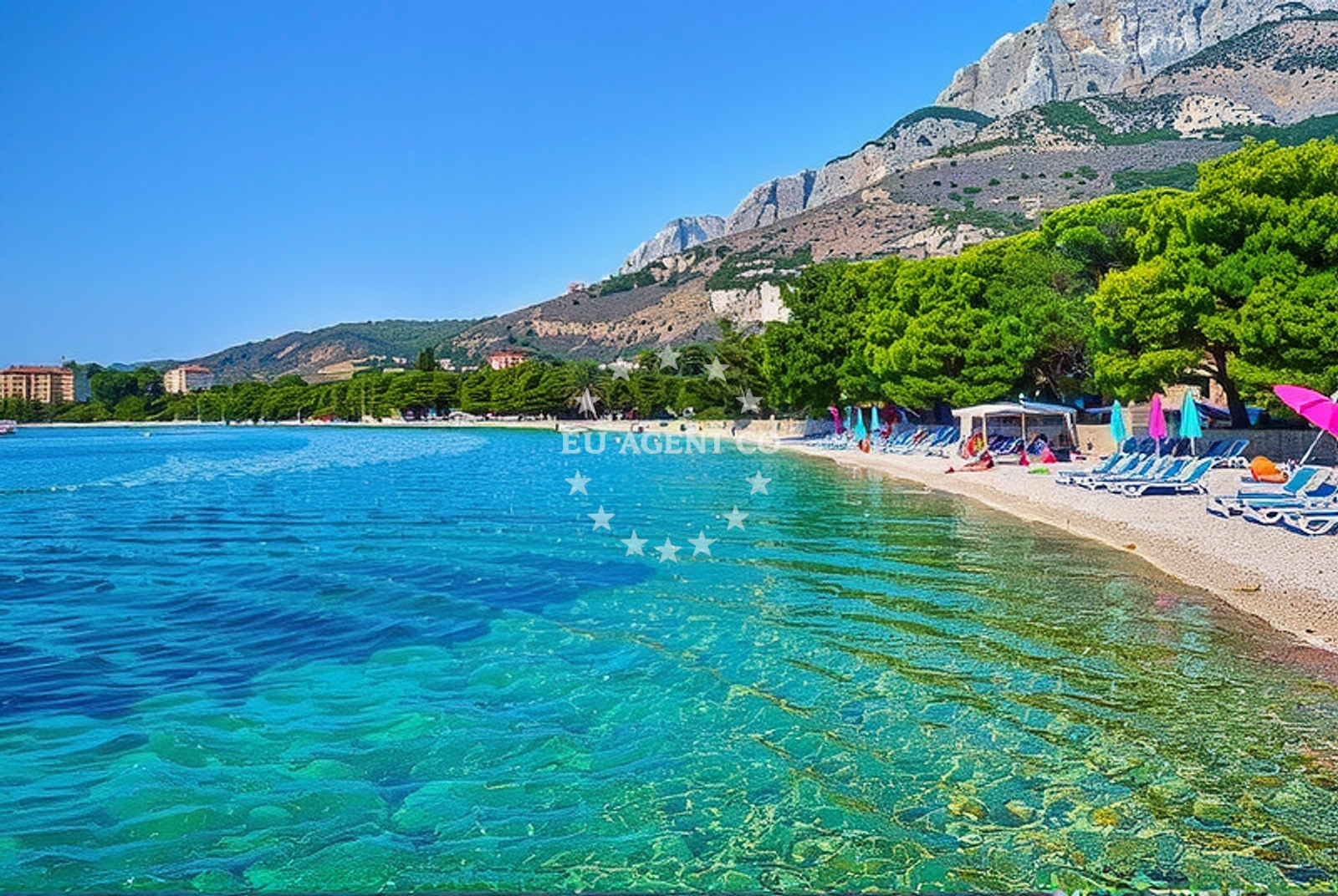 Additional view of Slatina beach in 77 Dračevice, Tučepi