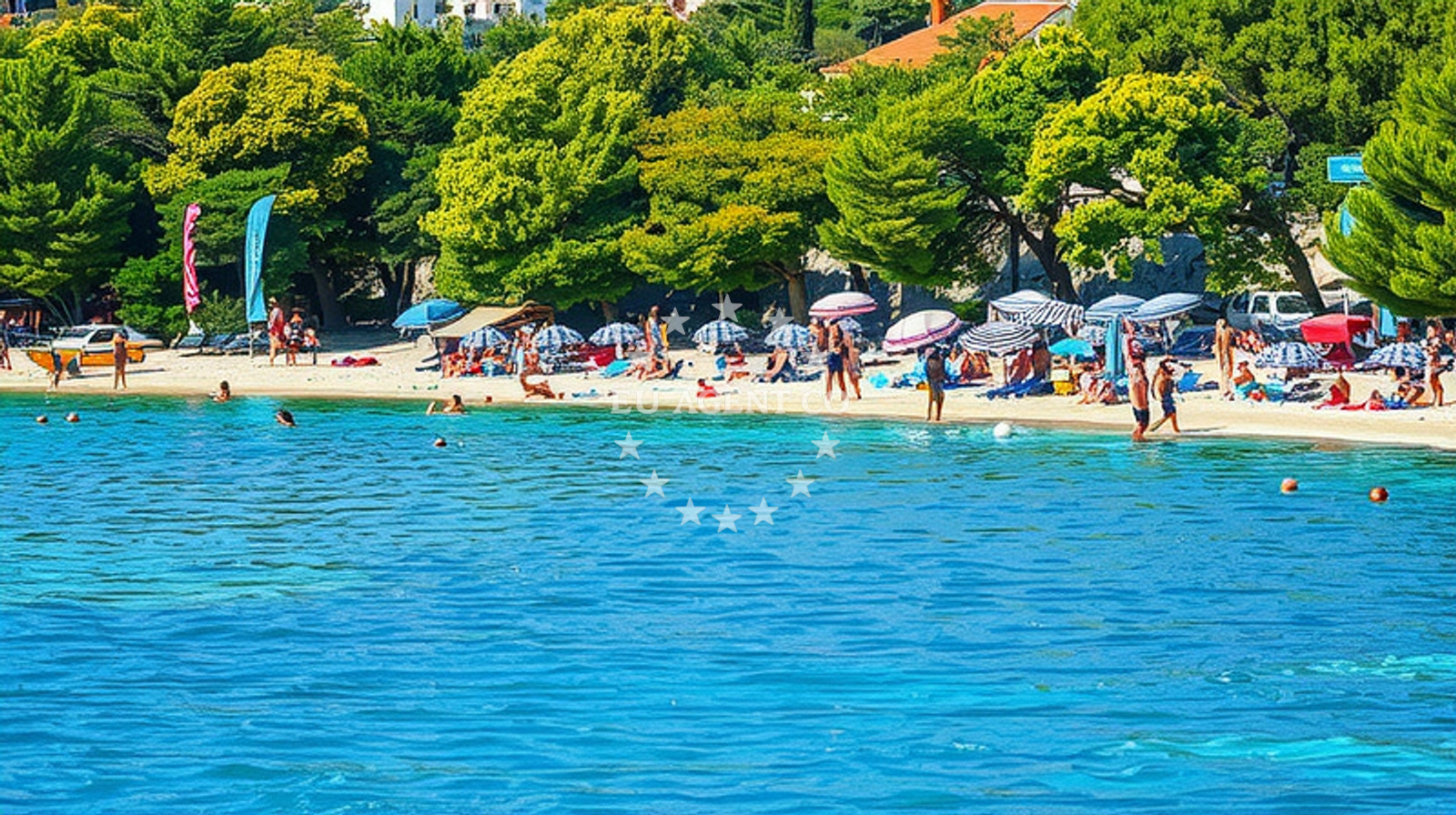 Additional view of Slatina beach in 77 Dračevice, Tučepi