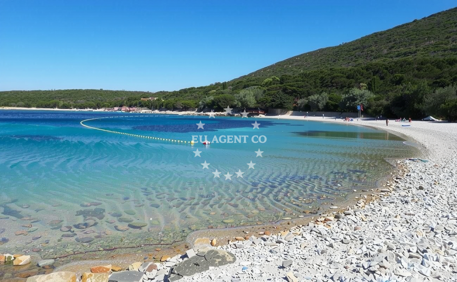 Additional view of Slatina beach in Martiniscica 19F , Martinšćica