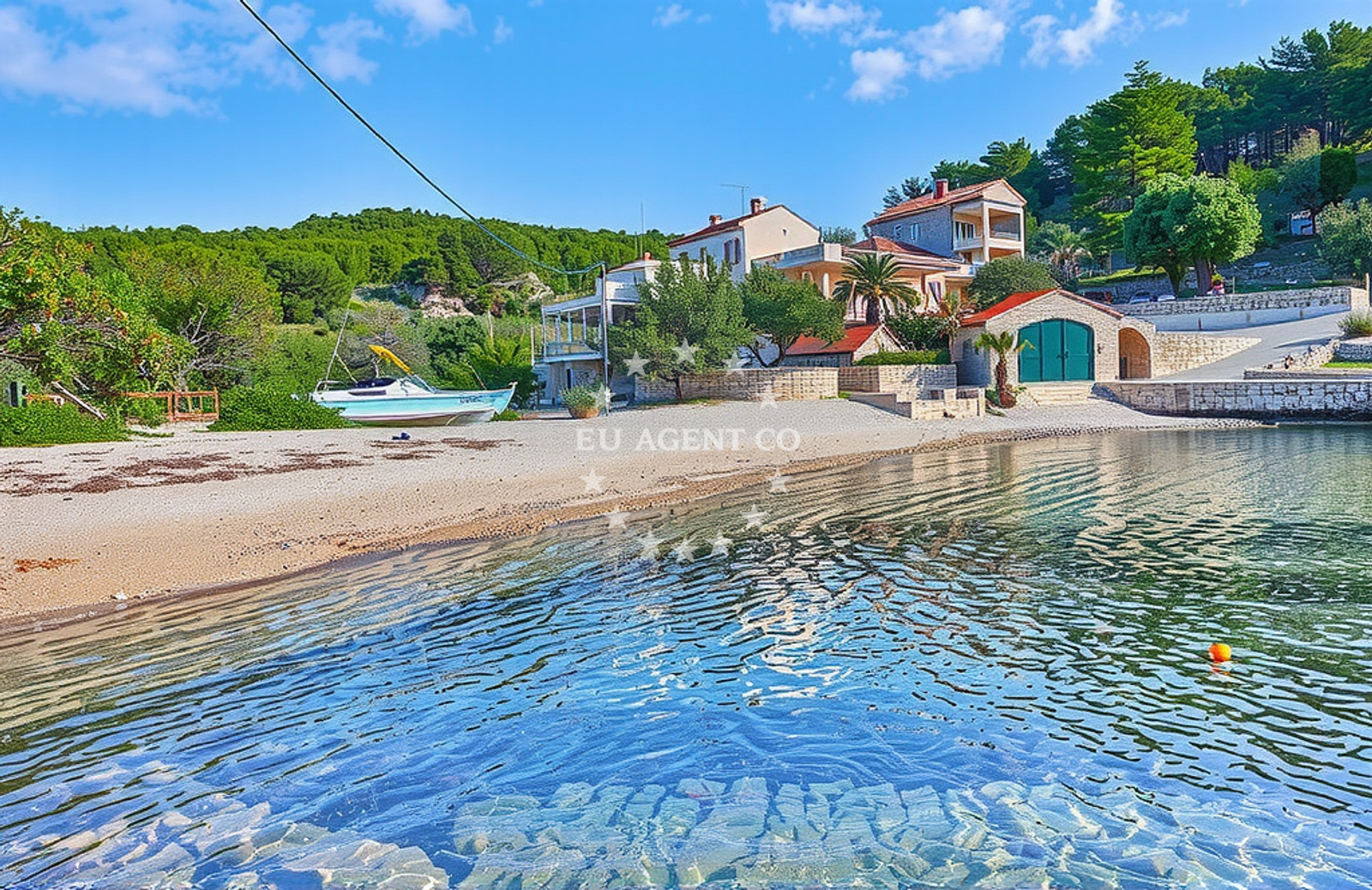 Additional view of Slatina beach in Uvala Poplat Broj 40, Vela Luka