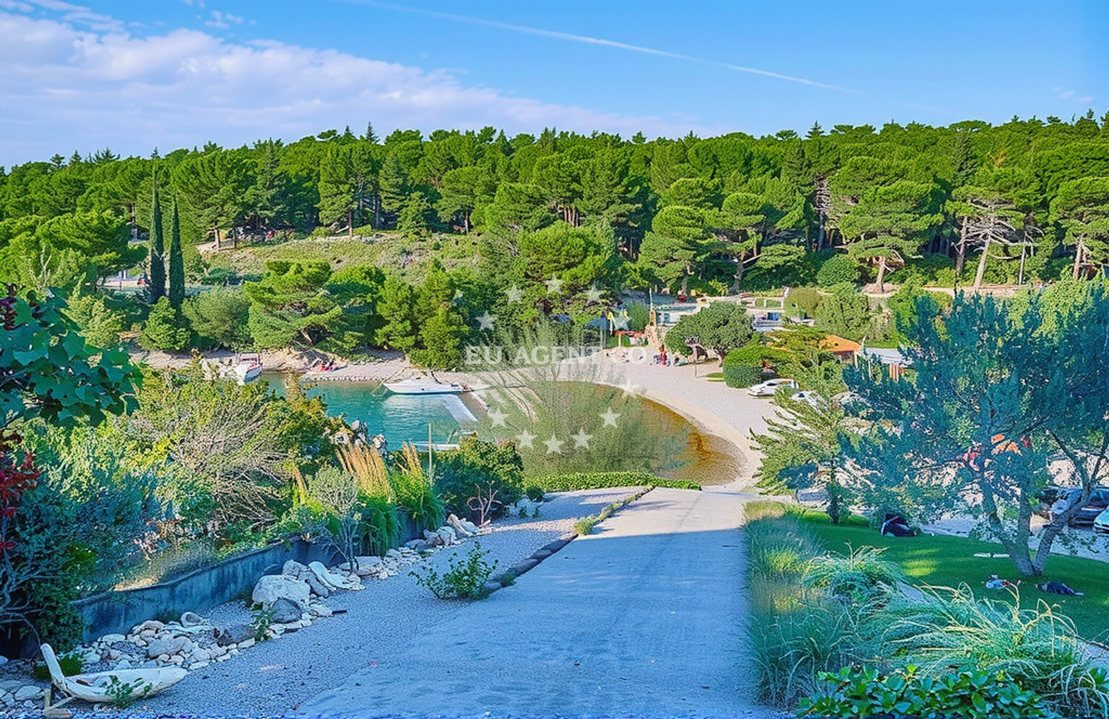 Additional view of Slatina beach in Uvala Poplat Broj 40, Vela Luka