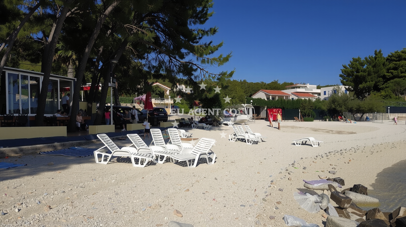 Additional view of Slatine II beach in 21 Trogirska, Slatine