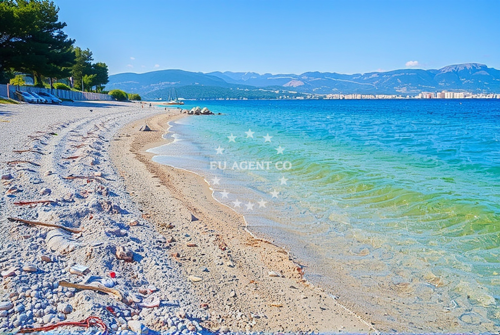 Additional view of Slatine II beach in 21 Trogirska, Slatine