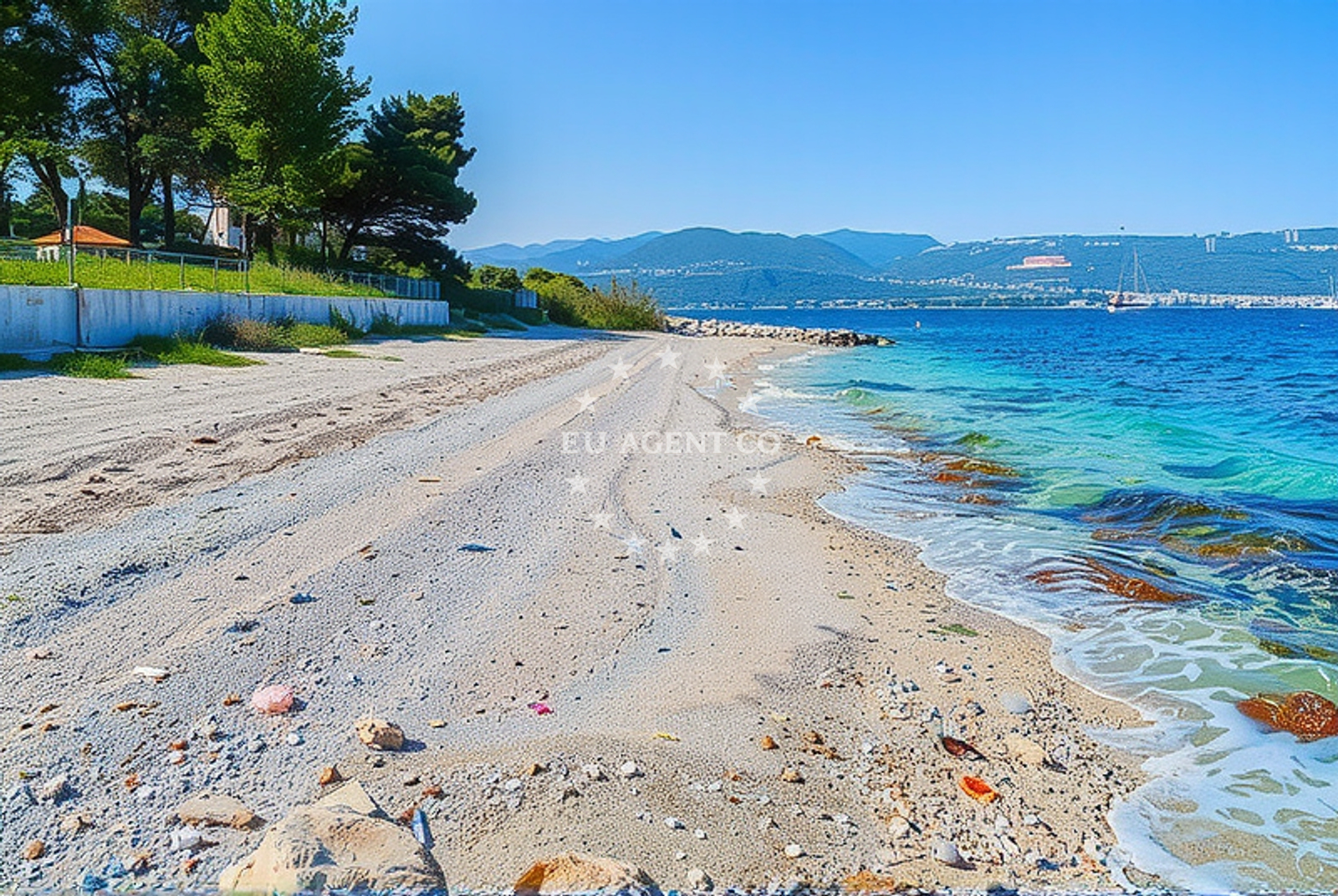 Additional view of Slatine II beach in 21 Trogirska, Slatine