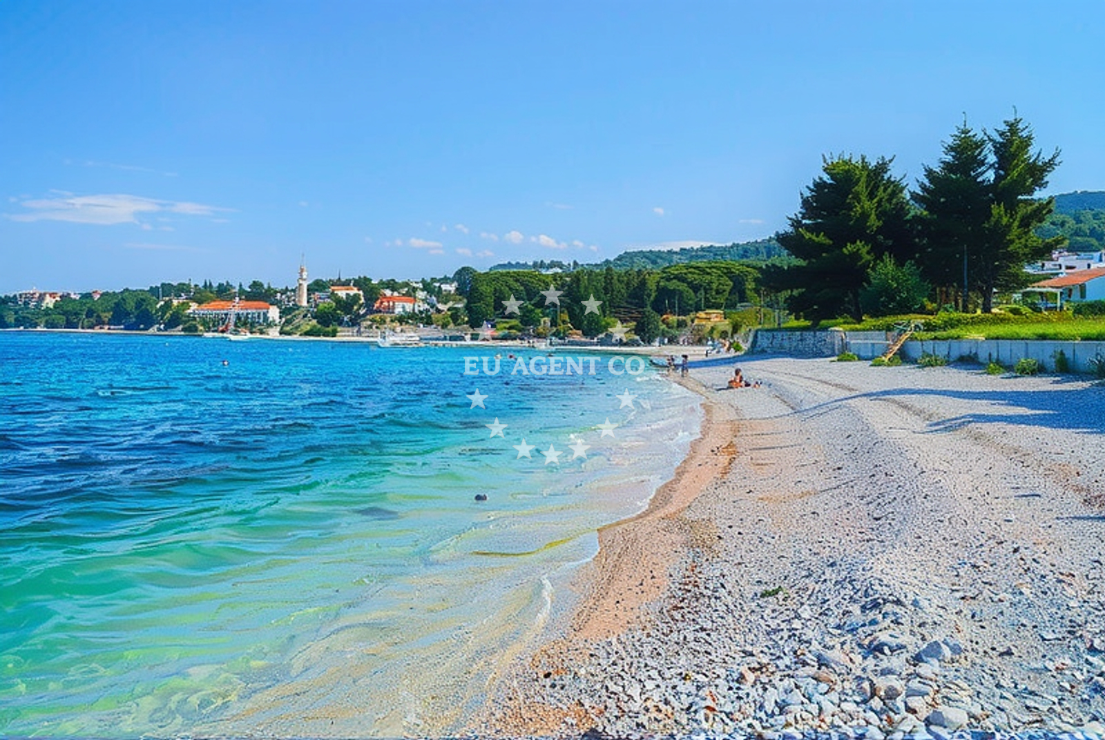 Additional view of Slatine II beach in 21 Trogirska, Slatine