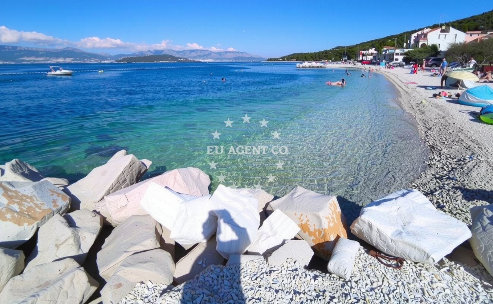 Additional view of Slatine IV beach in , Slatine